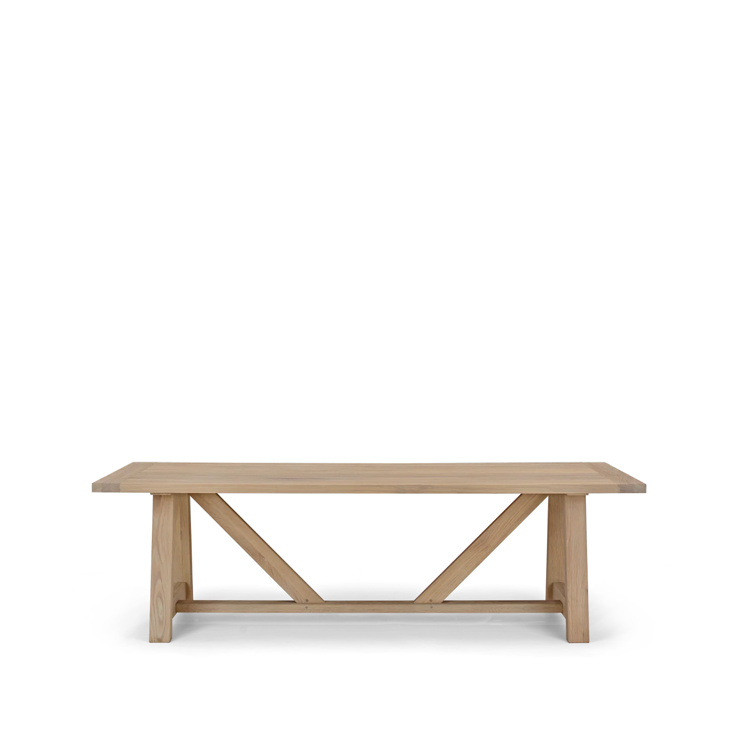 Arundel 8 Seater Oak Dining Table - Image 5