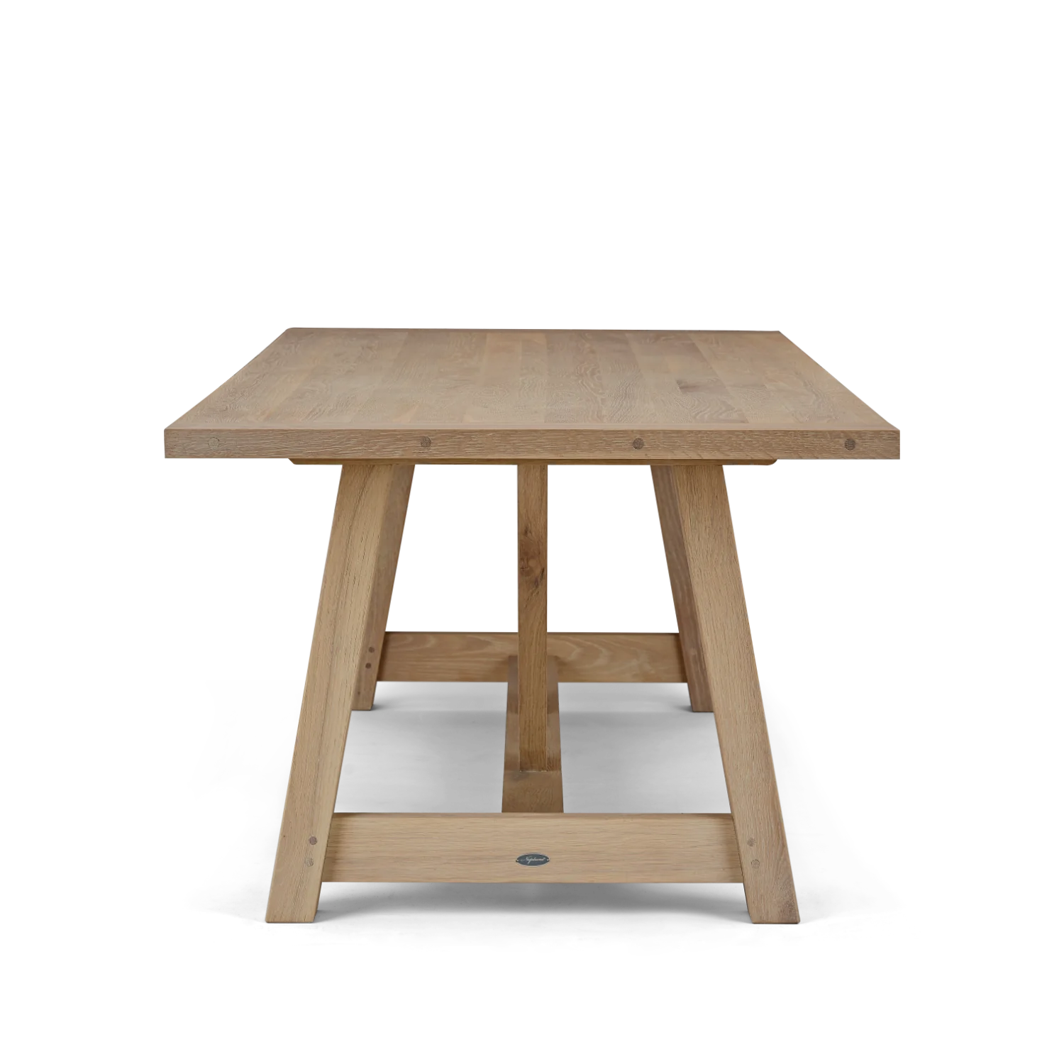 Arundel 8 Seater Oak Dining Table - Image 7