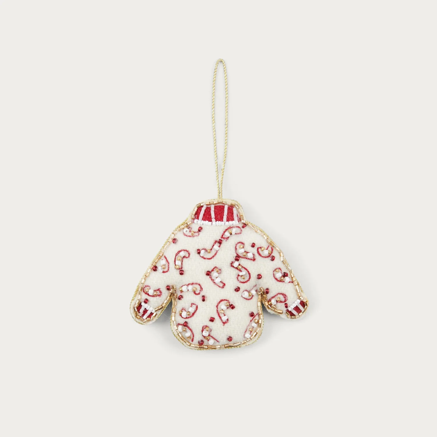 Highbury Beaded Festive Jumper Hanging Decoration - Image 2