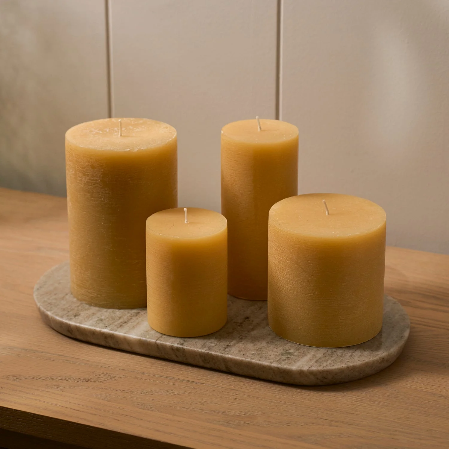 Blyton Pillar Candle, Saffron - Image 5