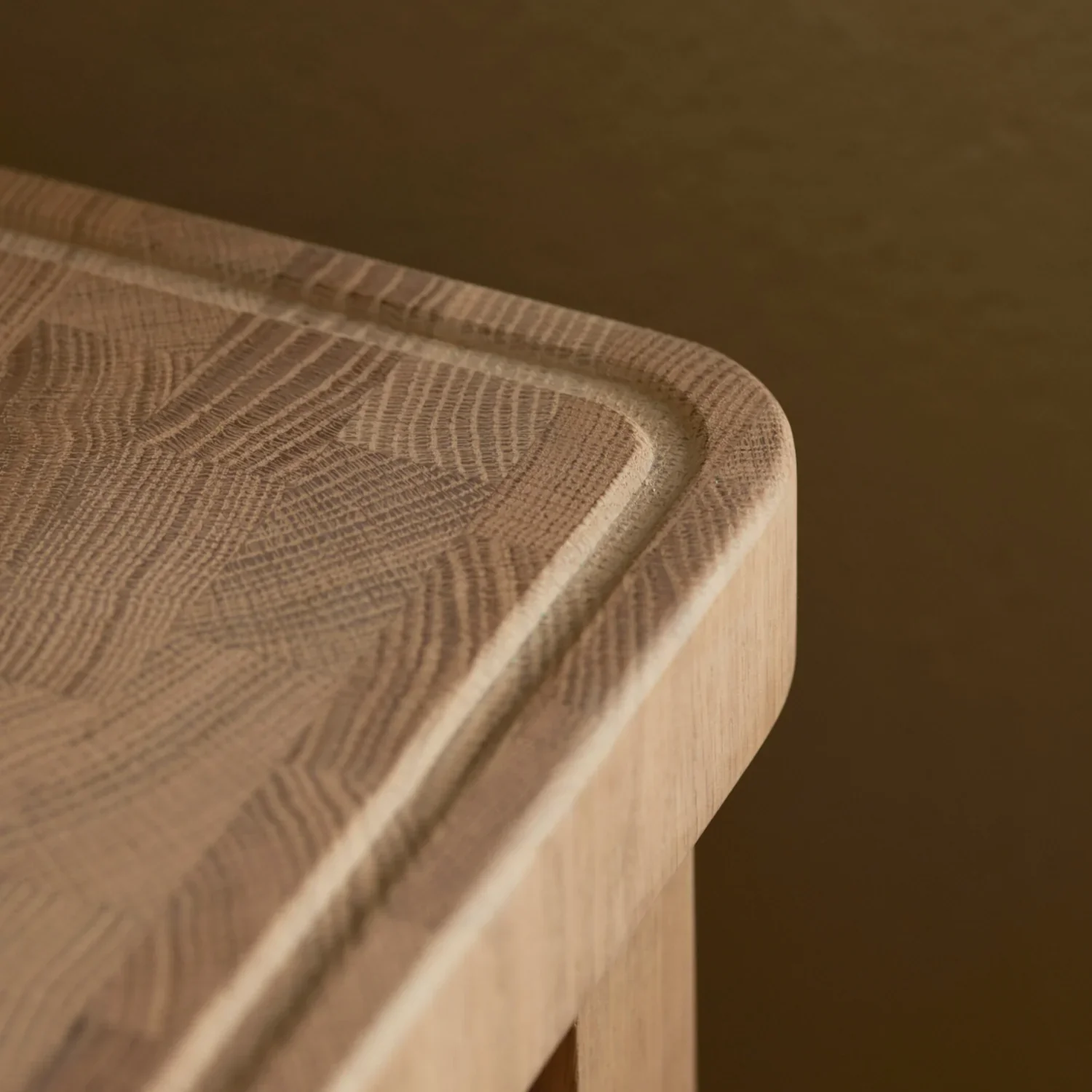 Borough Freestanding Chopping Block - Natural Oak - Image 3