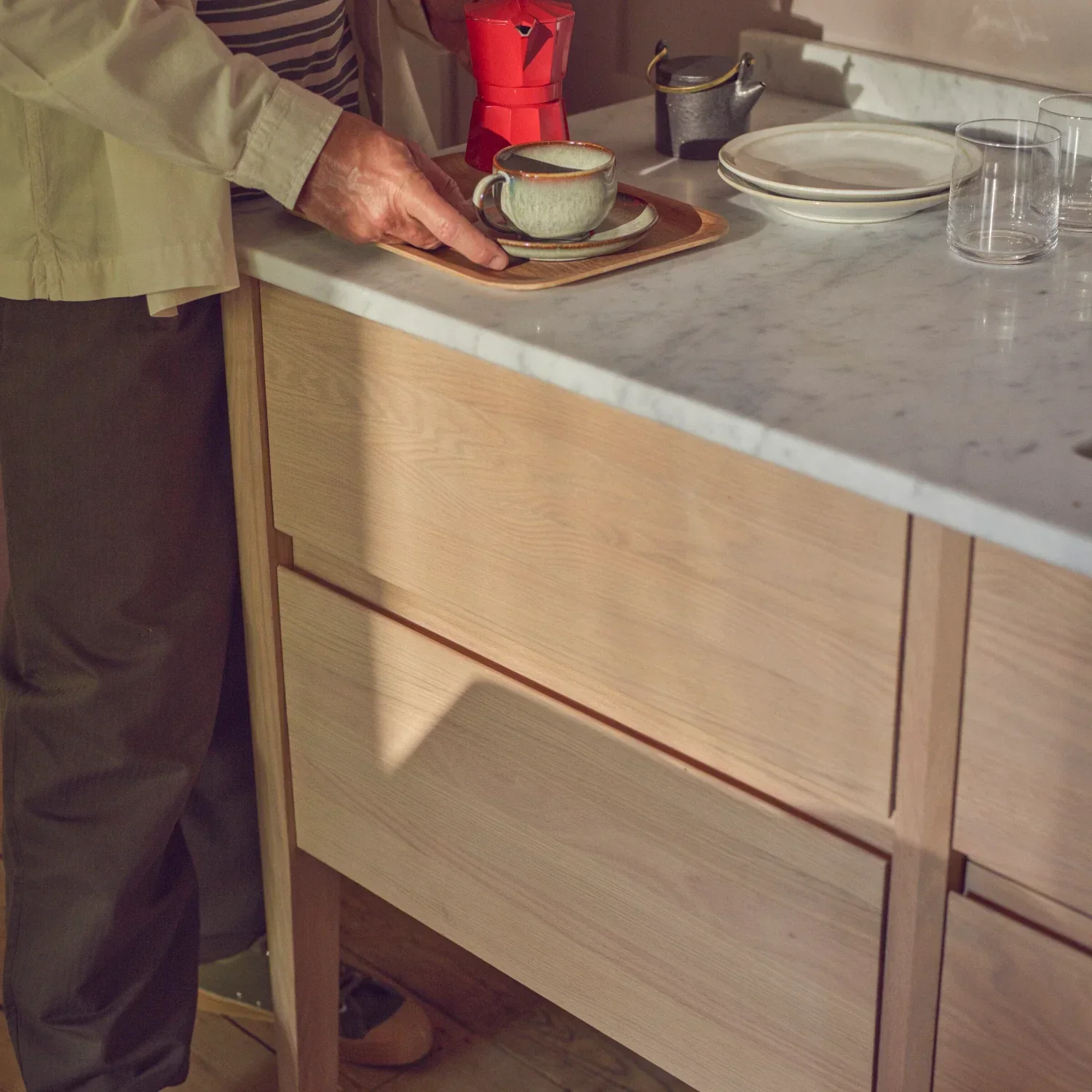 Borough Oak Freestanding Sink Cabinet - Image 4