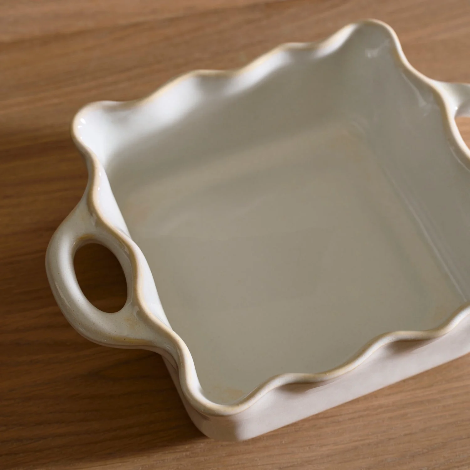 Bramley Stoneware Baking Dish, White - Image 2