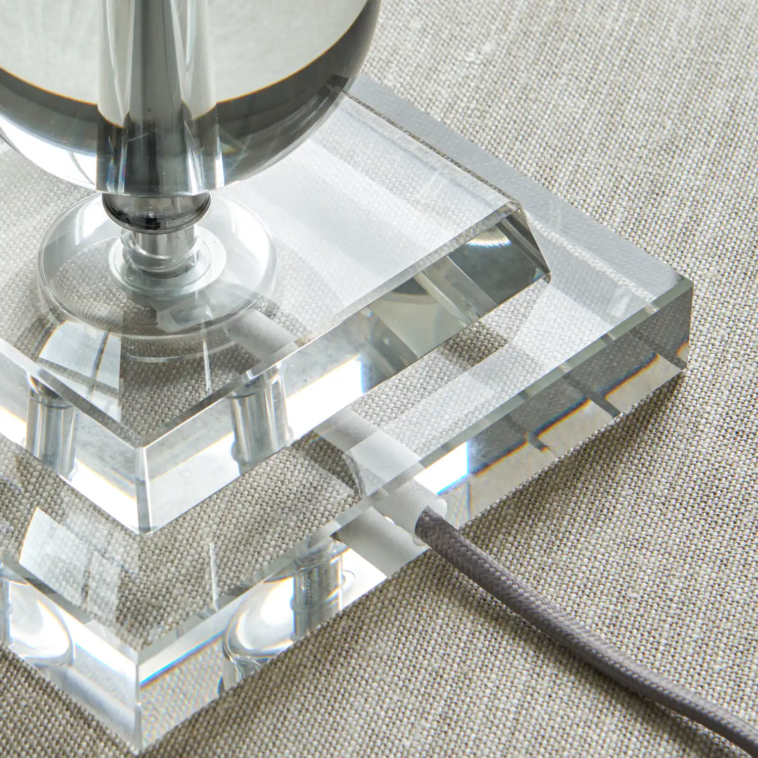 Burlington Crystal Ball Lampstand, Medium - Image 3