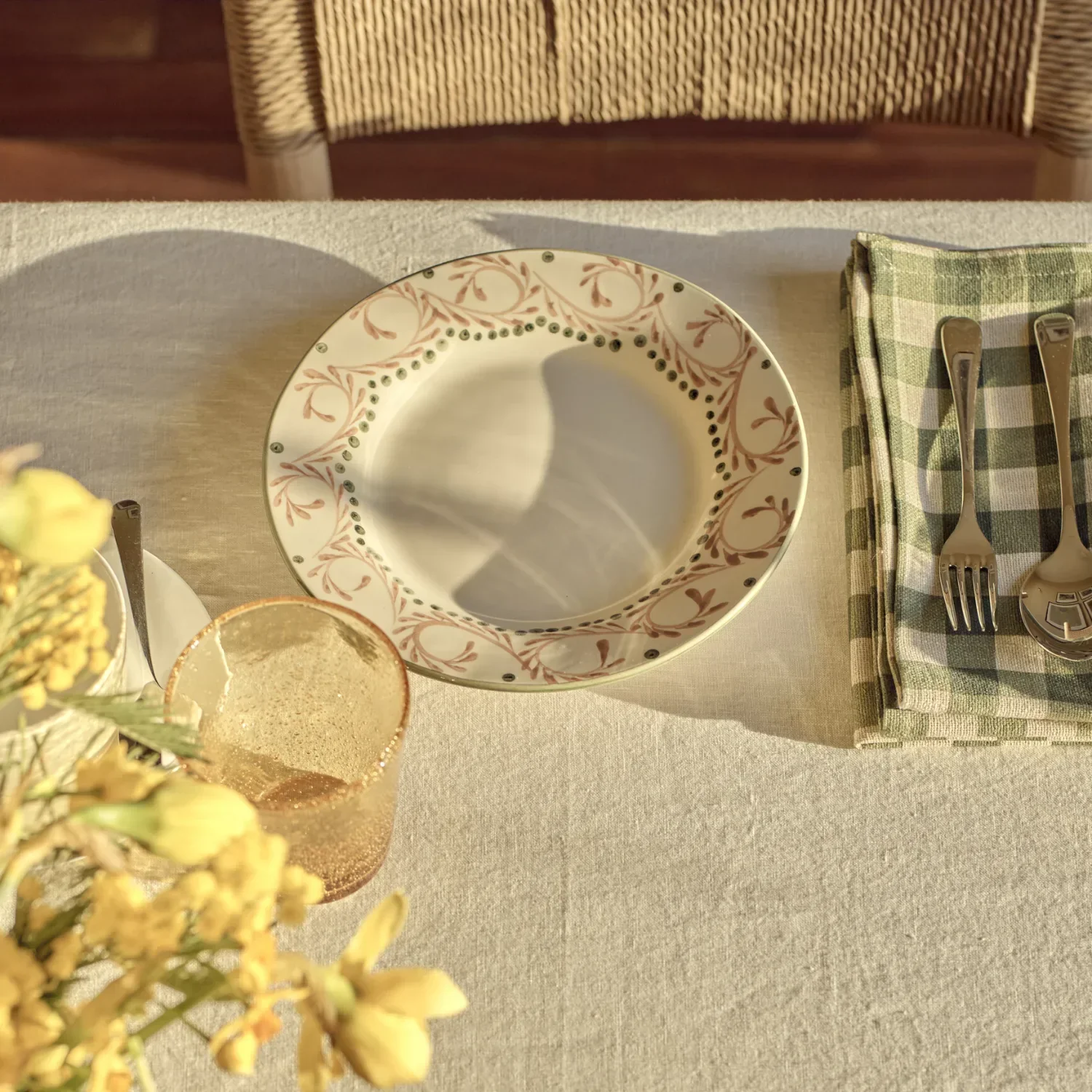 Callington Spiral Leaf Dessert Plate - Image 3