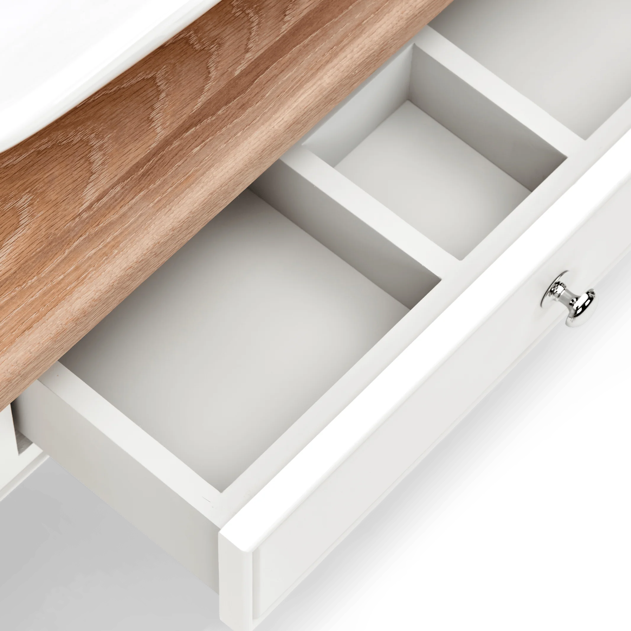 Chichester Large Countertop Vanity Unit with Shelf, 124cm - Image 3