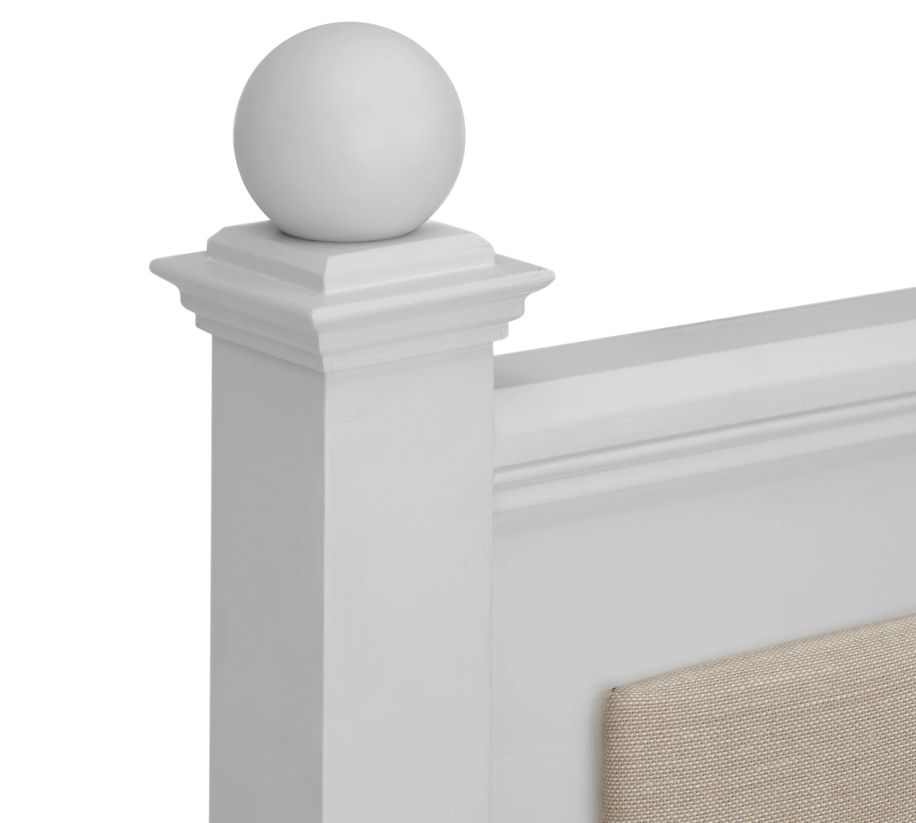 Chichester Super King Bed with Upholstered Headboard, Painted - Image 4