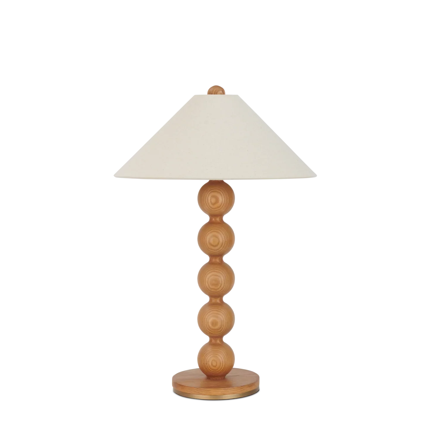 Dawes Wooden Bobbin Table Lamp - Image 4