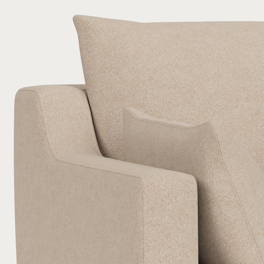 Eliza 2 Seater Loose Cover Sofa - Image 3