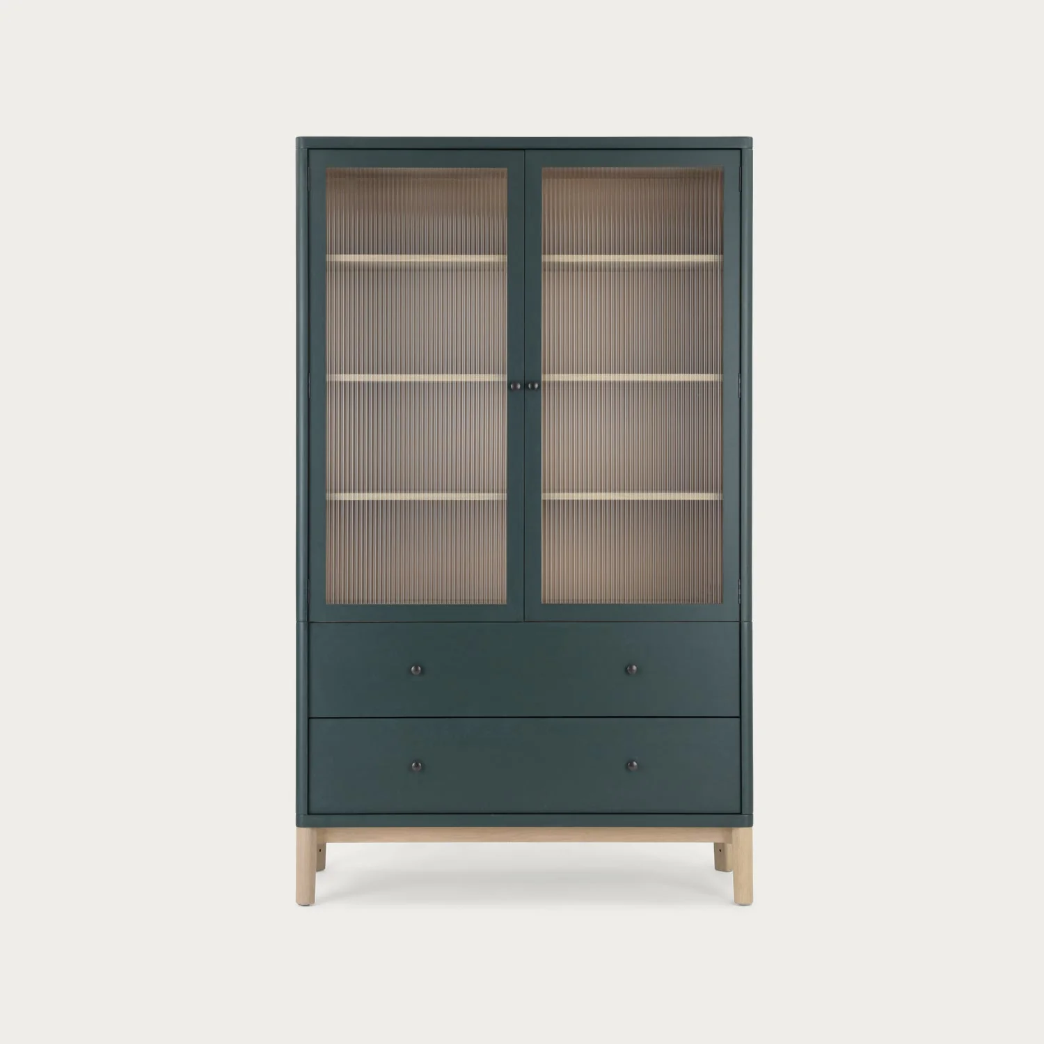 Farlow 1200 Full Height Freestanding Larder, Constable Green - Image 9