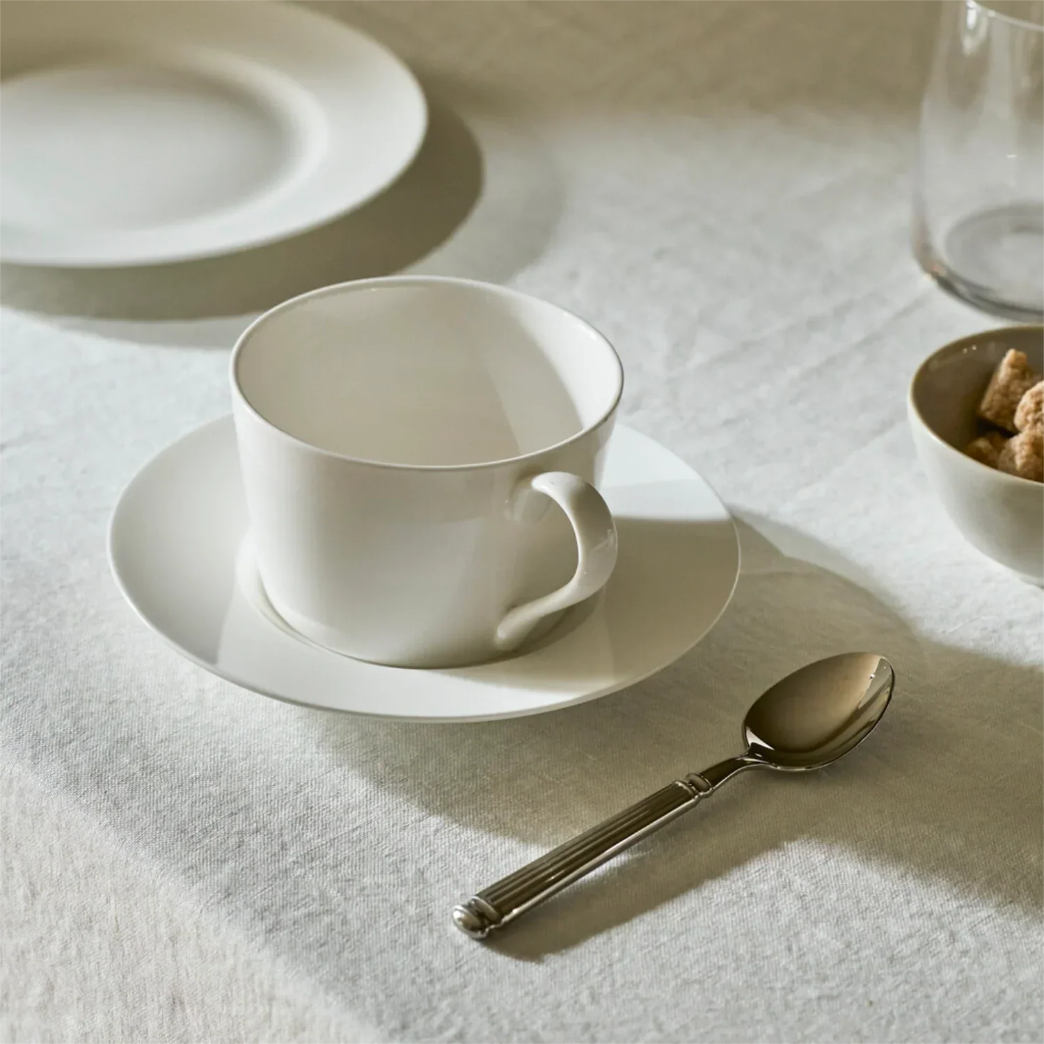 Fenton Bone China Tea Cup & Saucer Set, Set of 6