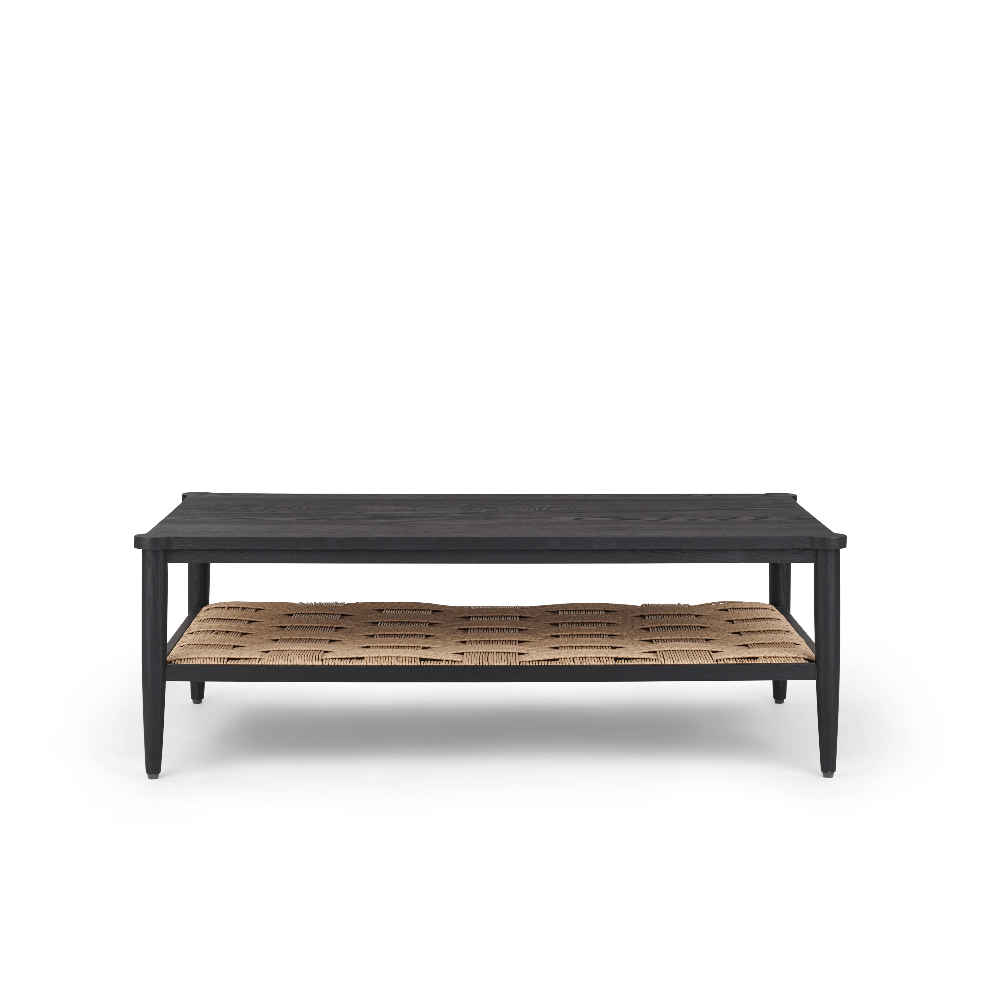 Frome Oak Coffee Table, Warm Black - Image 4