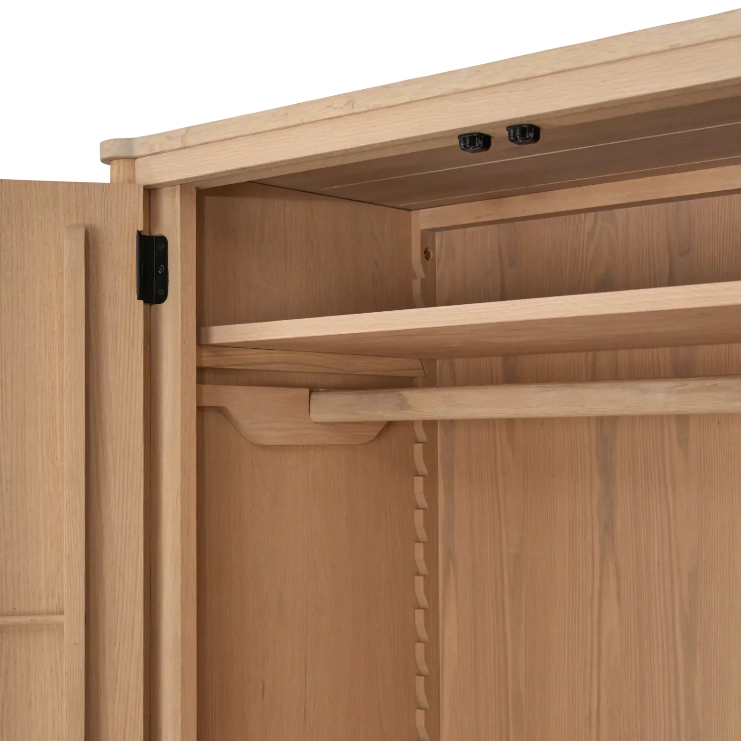 Frome Double Oak Wardrobe, 105cm - Image 6