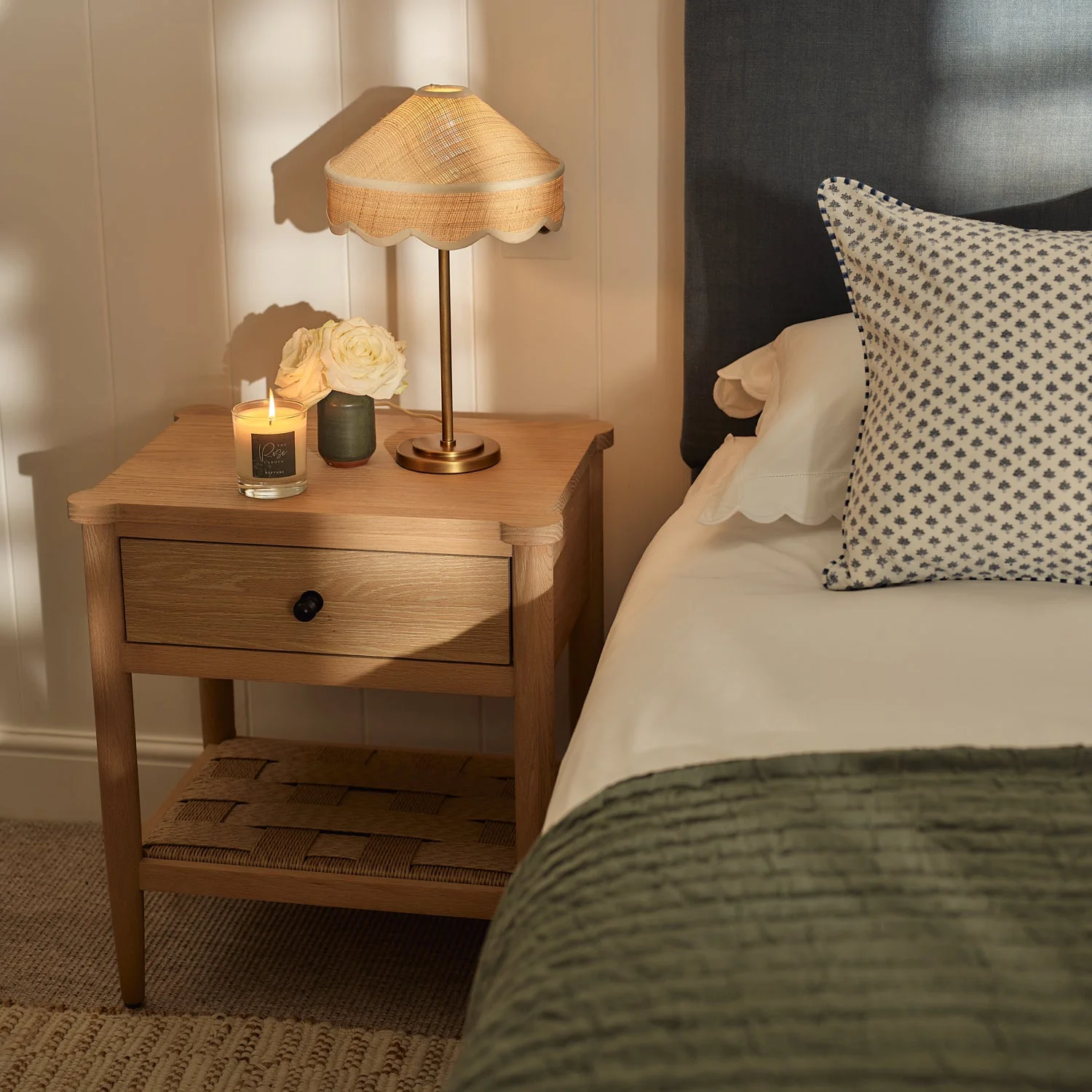 Frome Oak Side Table, Natural Oak