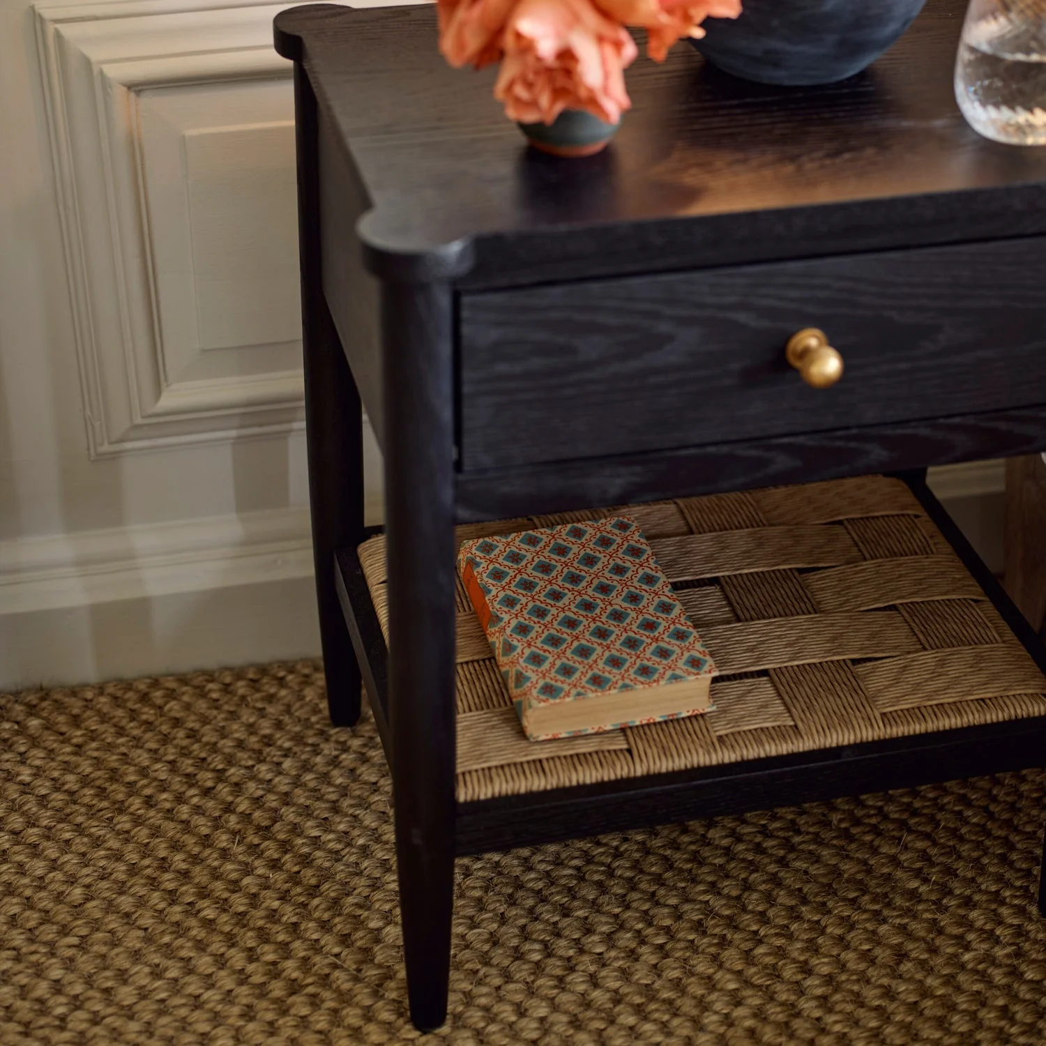 Frome Oak Side Table, Warm Black - Image 3