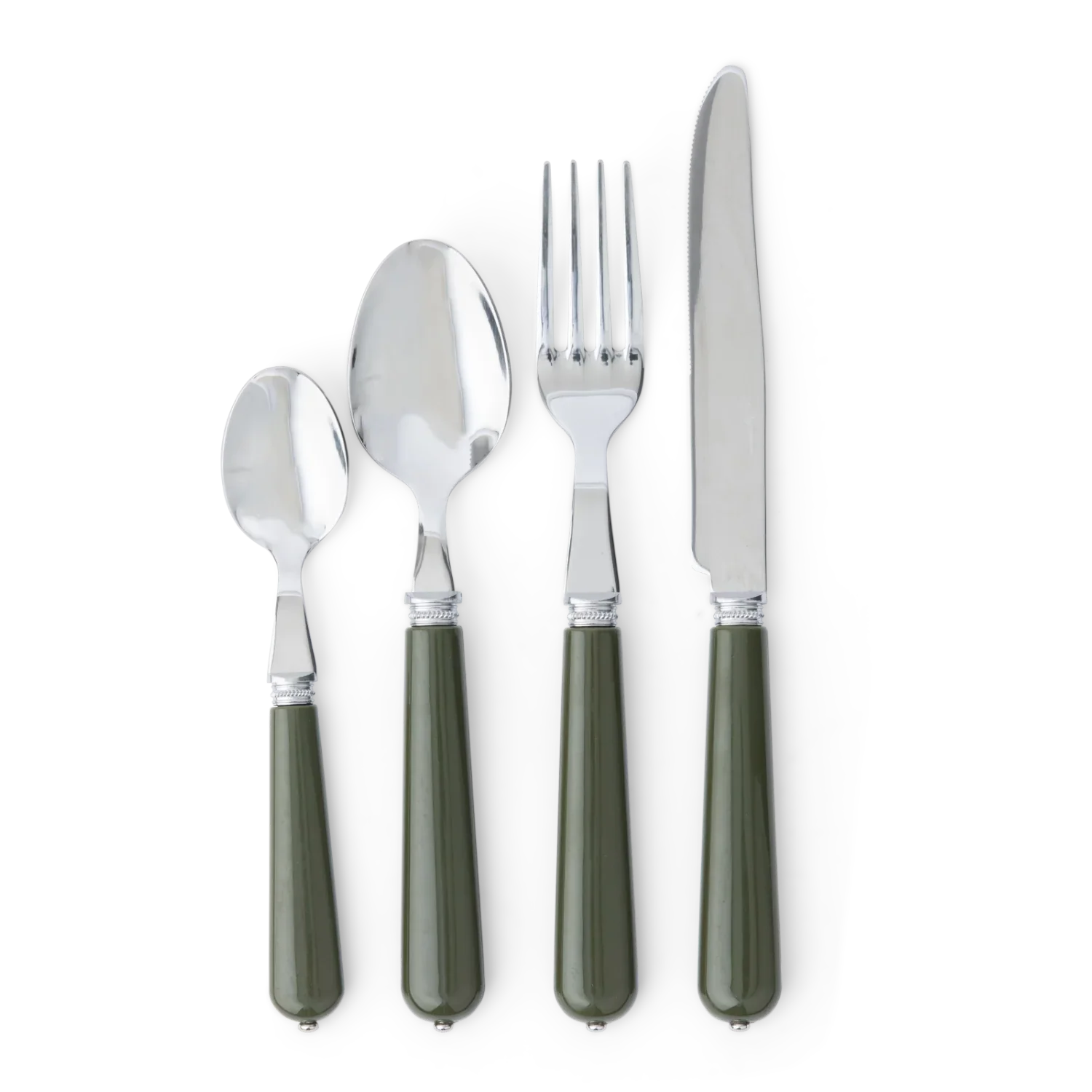Handsworth 24pcs Cutlery Set, Olive - Image 3