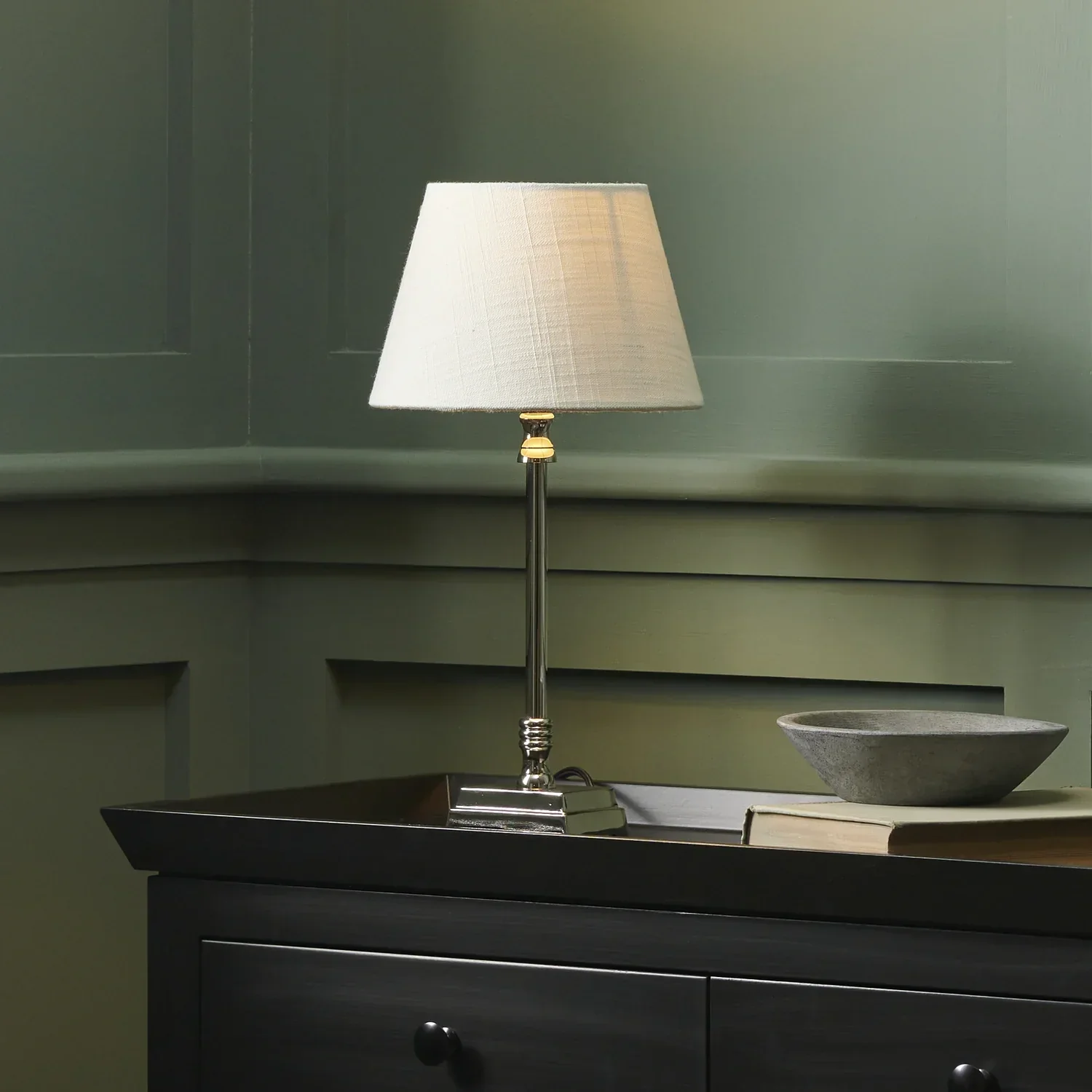 Hanover Small Nickel Table Lamp - Image 5