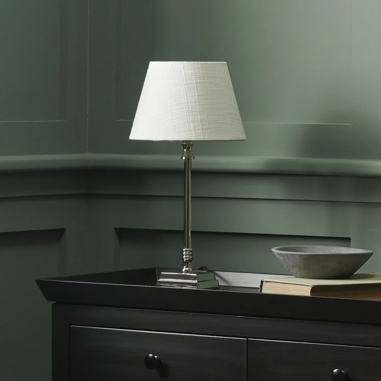 Hanover Small Nickel Table Lamp - Image 6