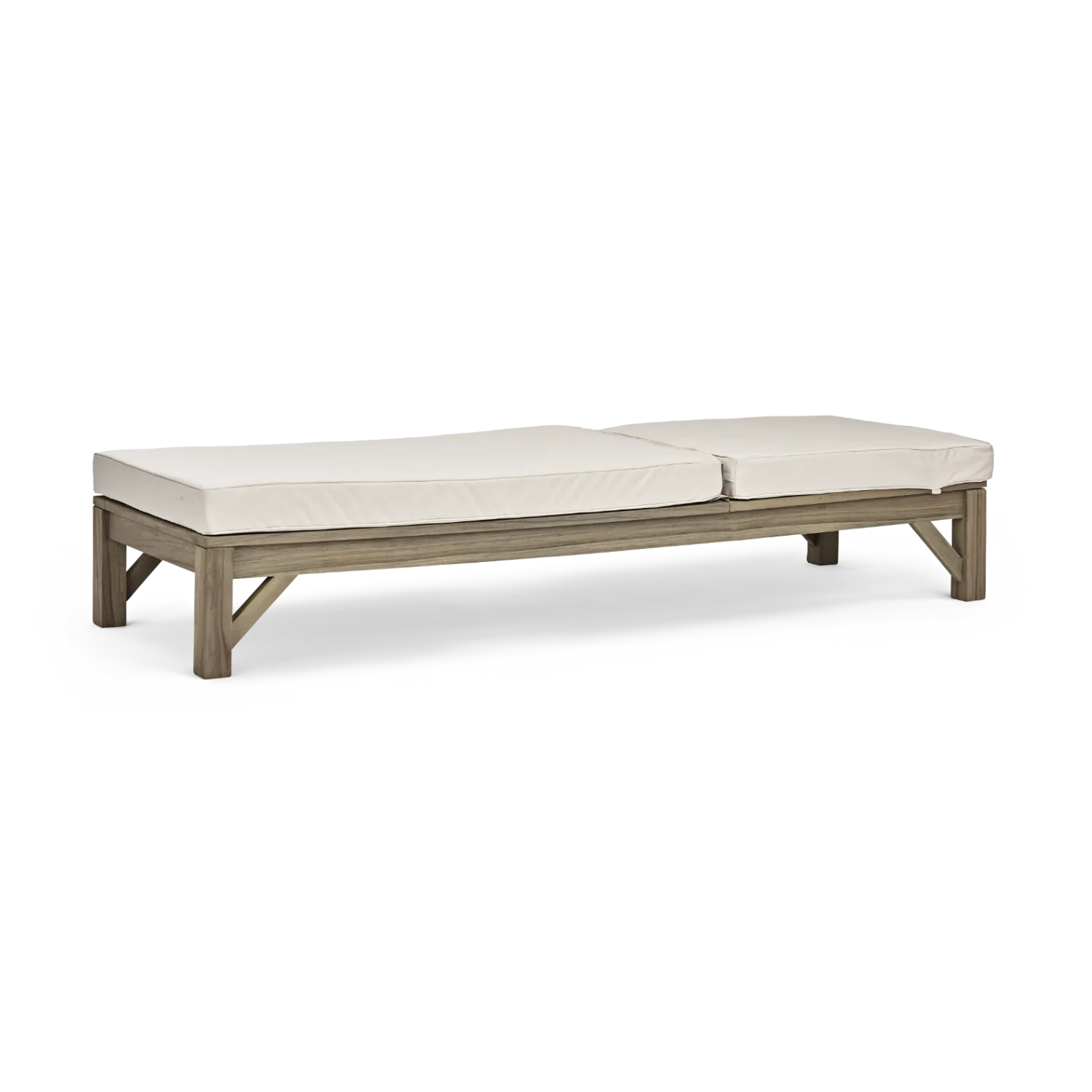 Harmondsworth Teak Sun Lounger with Cushion - Image 4