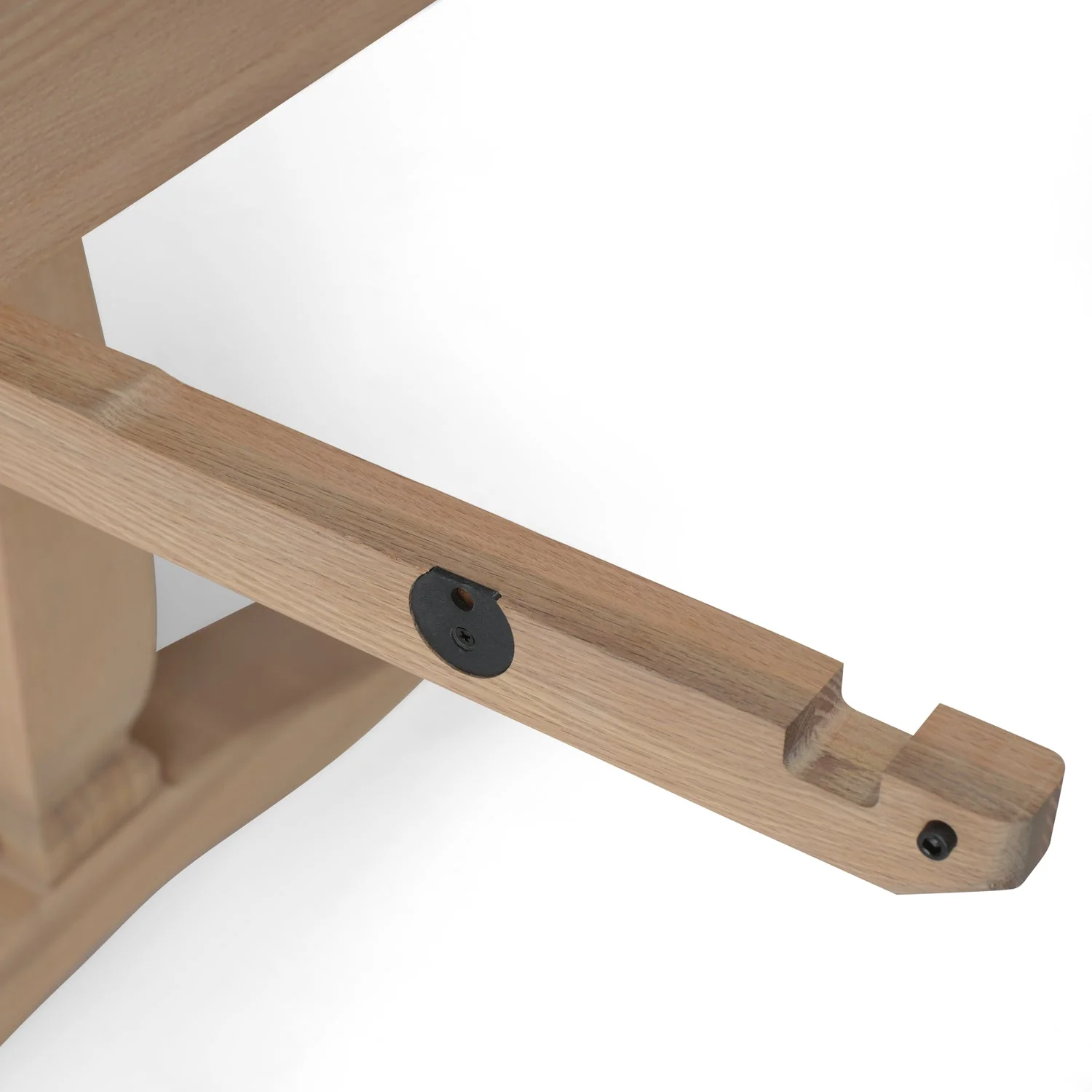 Harrogate 6-10 Seater Extendable Oak Dining Table - Image 4