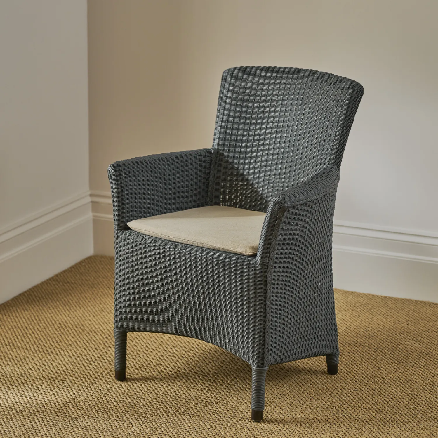 Havana Linen Carver Dining Chair Seat Cushion - Image 4