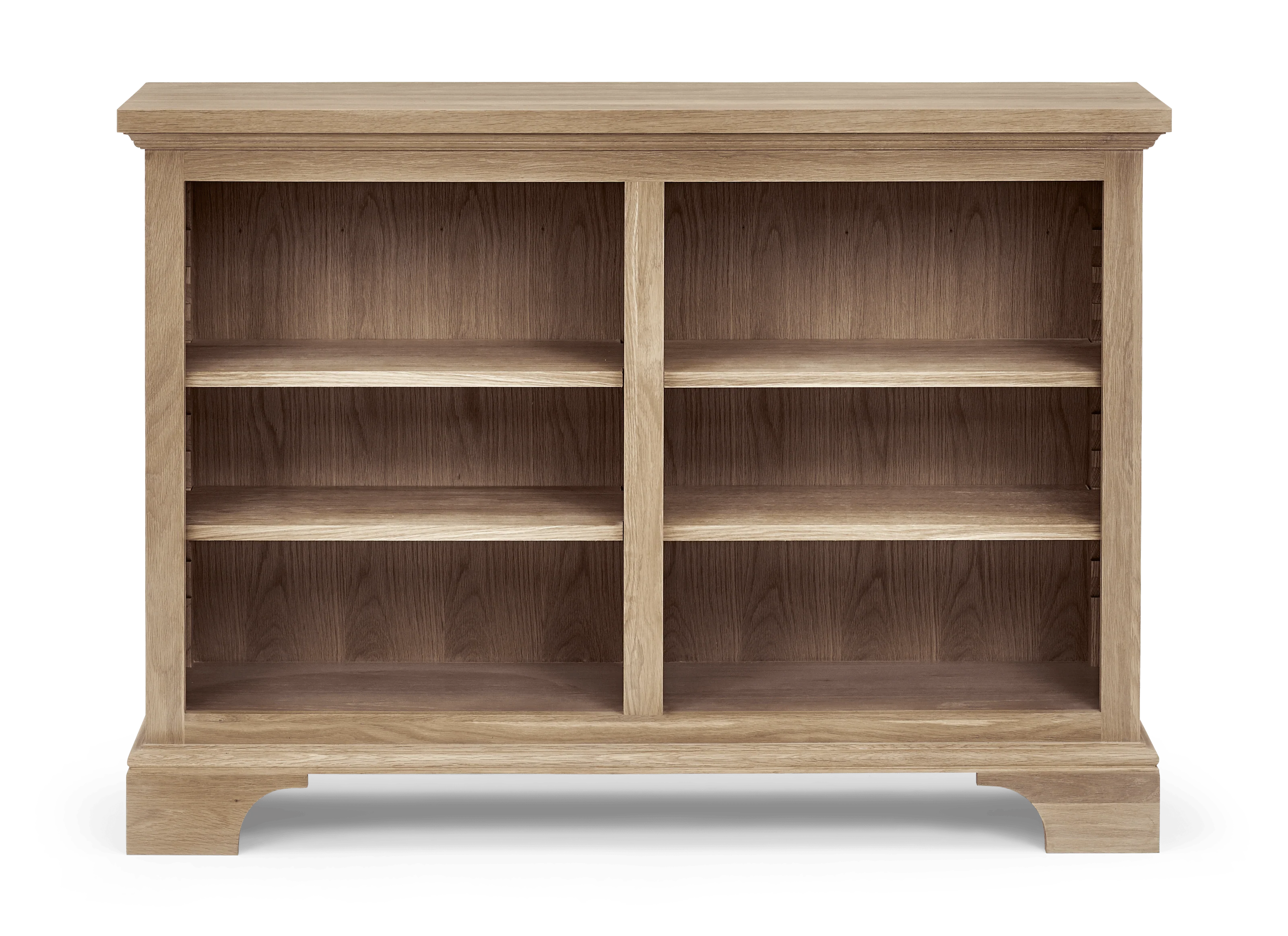 Henley Low Oak Bookcase - Image 6