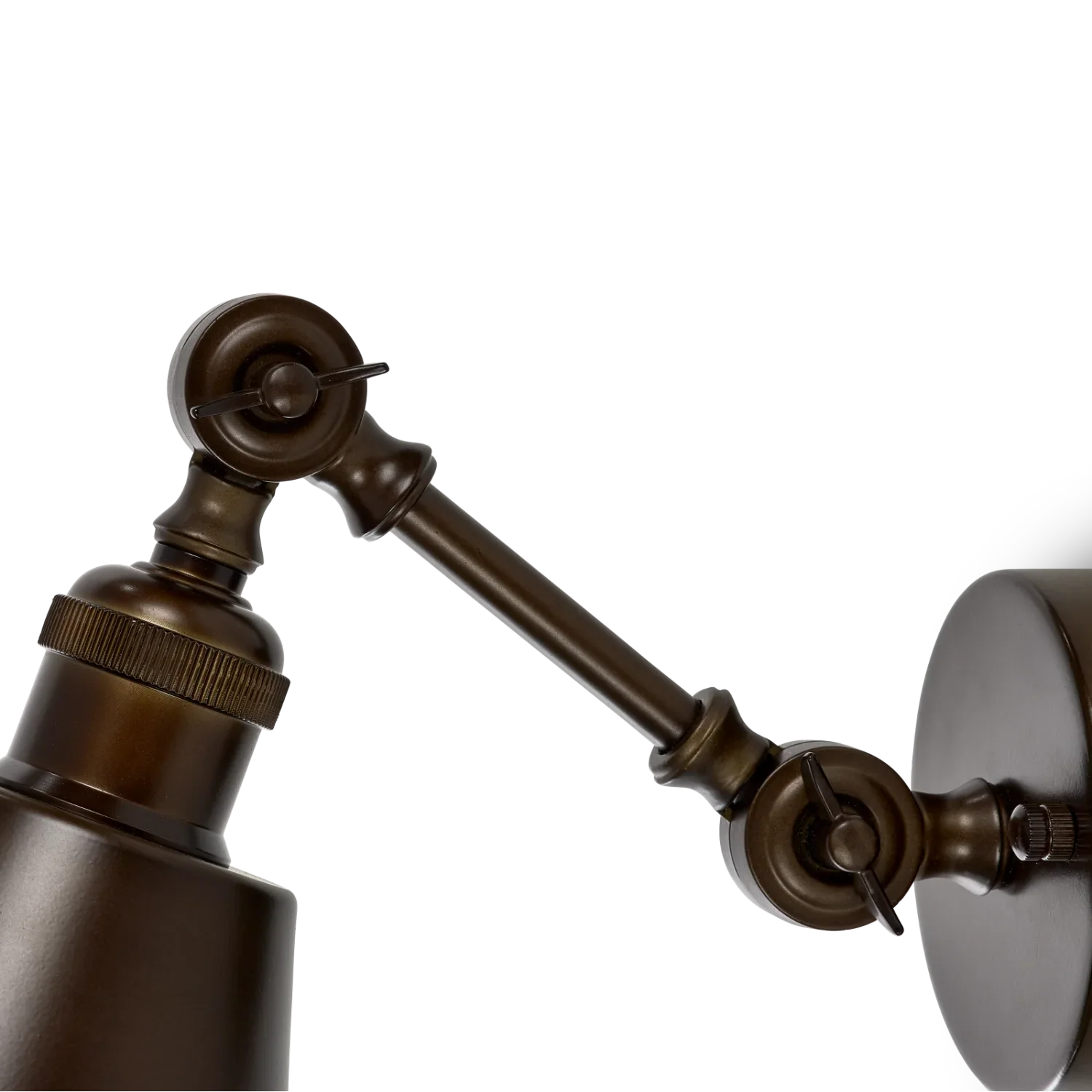 Keats Metal Shade Wall Light, Bronze - Image 4