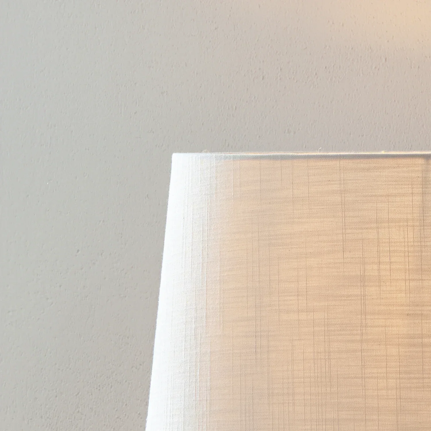 Lucile Linen Tapered Lampshade, Warm White - Image 16