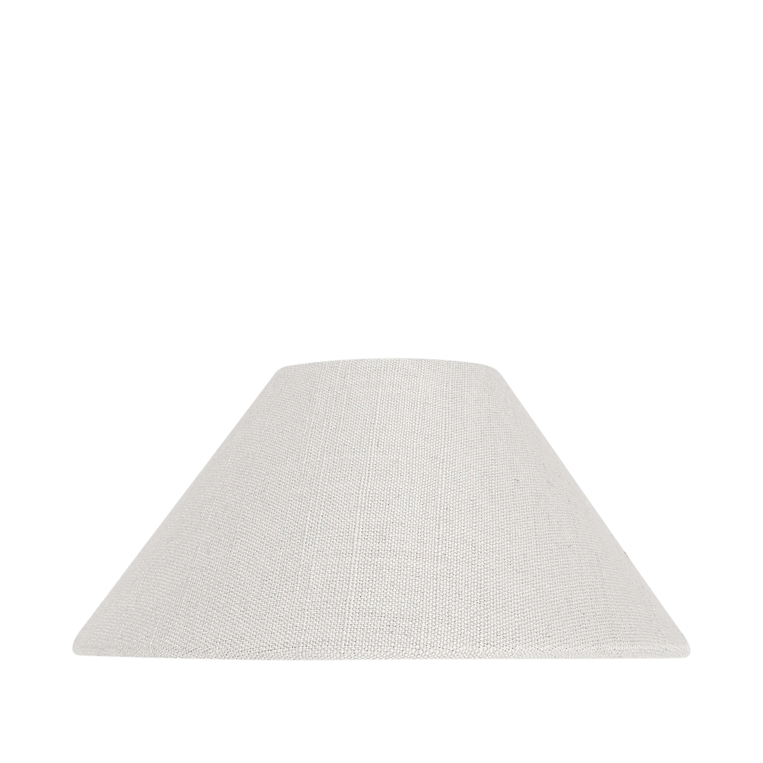 Oliver Linen Cone Lampshade, Warm White - Image 10