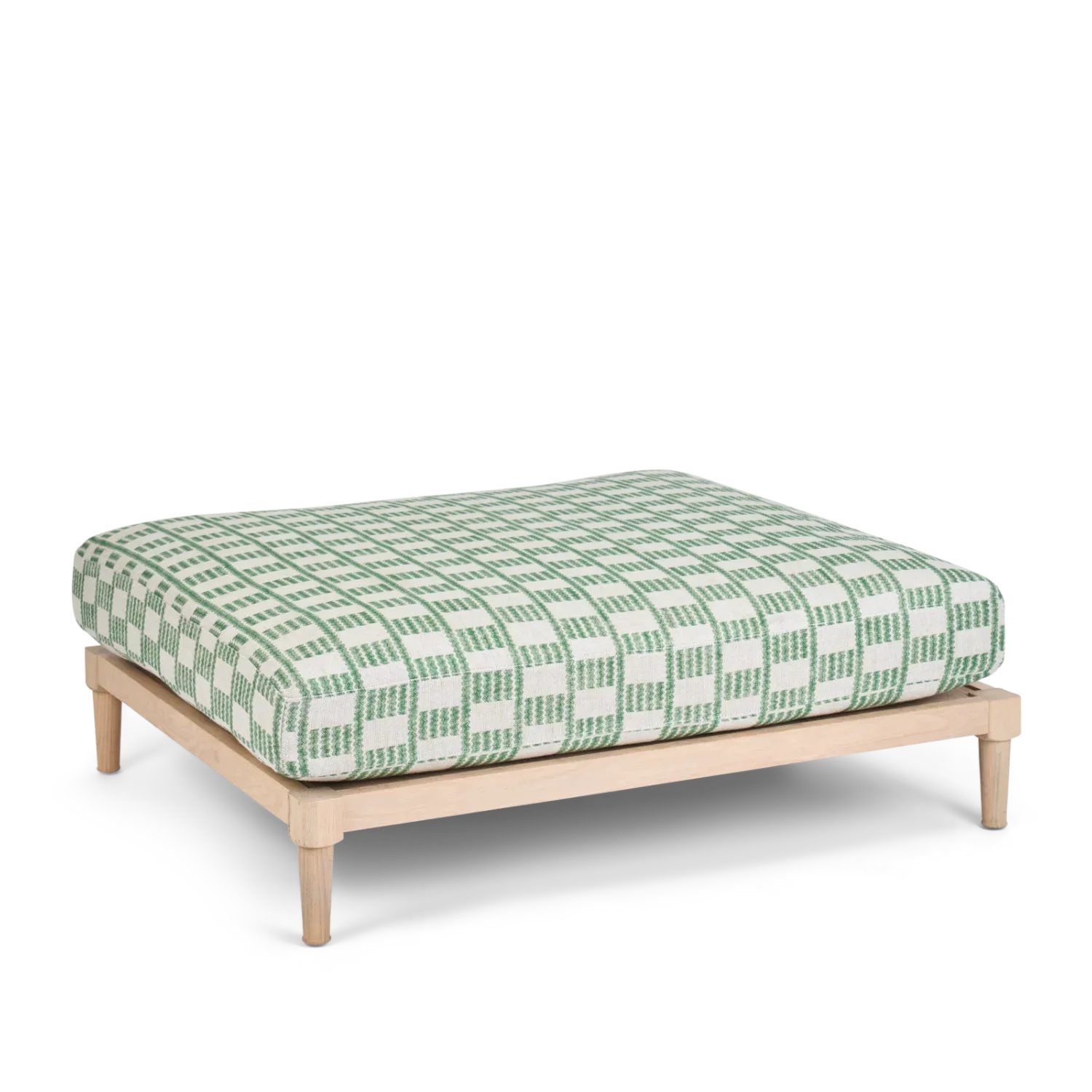 Ophelia Large Footstool, Green Cove - Image 4
