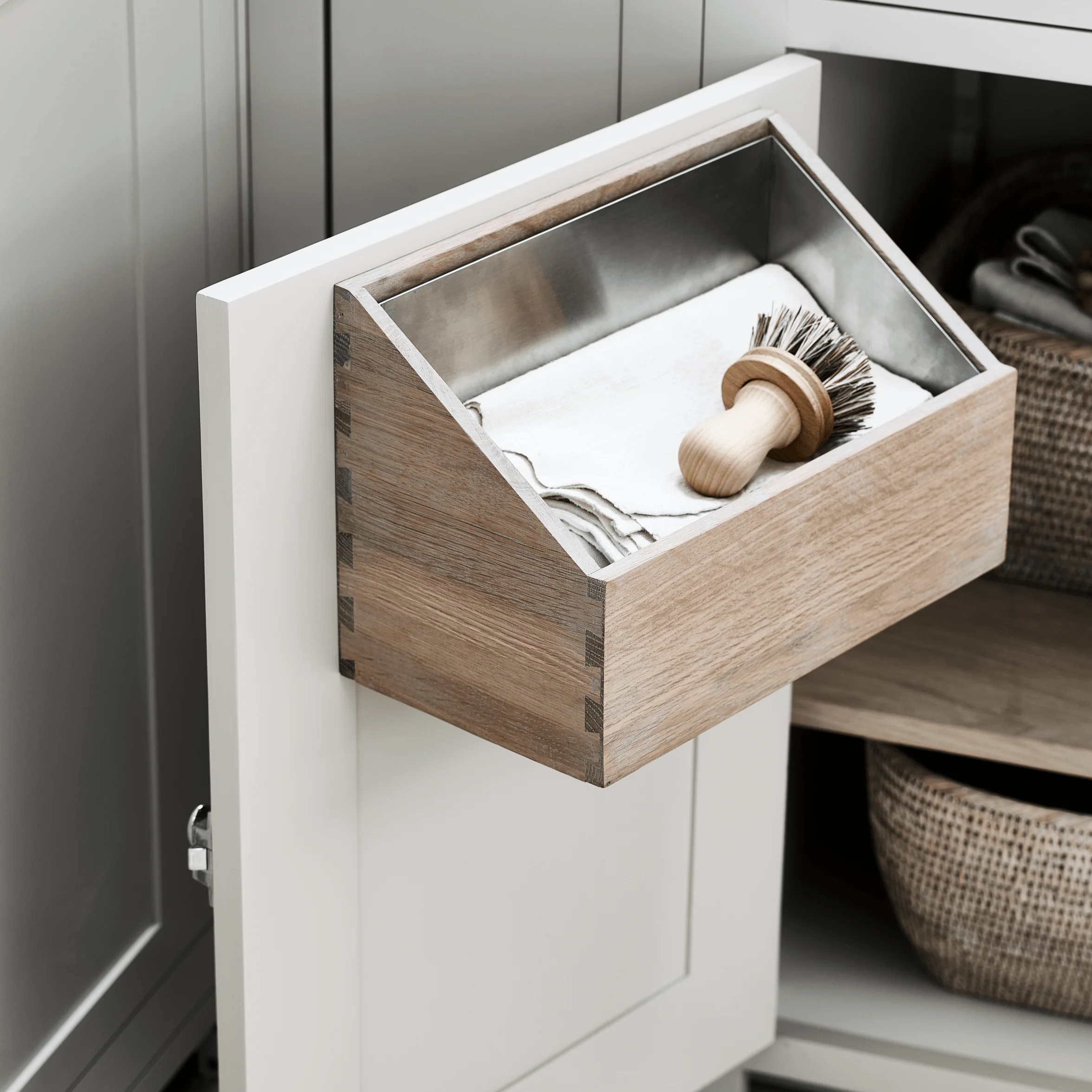 Orford Wet Store Tray, Seasoned Oak