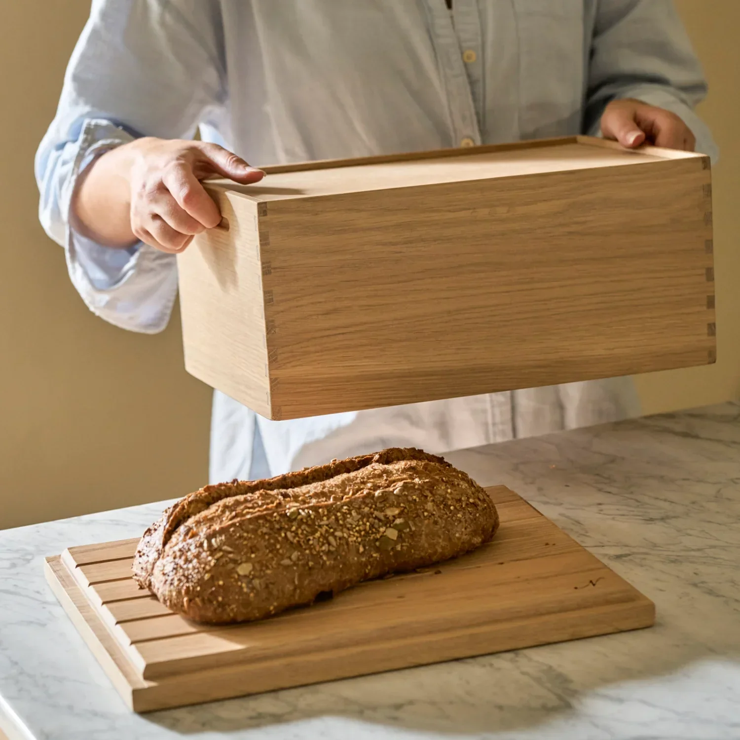 Orford Wooden Bread Bin
