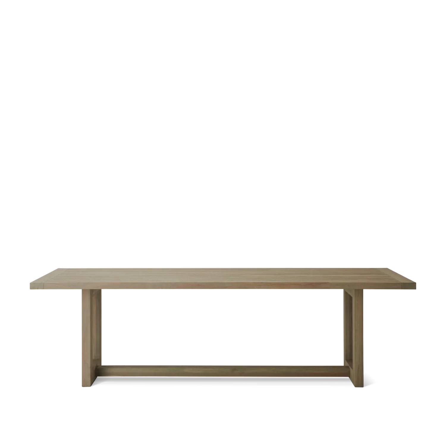 Pembrey 8 Seater Teak Garden Dining Table Set with Longmeadow Dining Chairs - Image 9