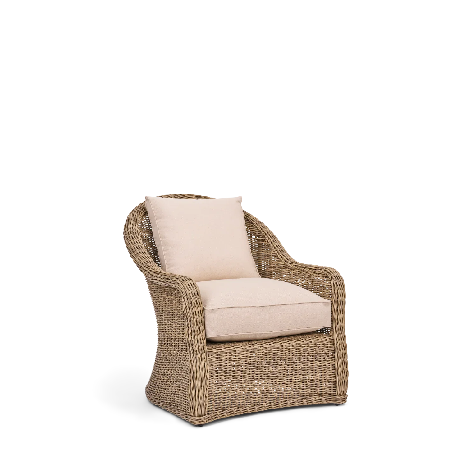 Purbeck 4 Seater Wicker Garden Sofa & Armchair Set with Coffee Table - Image 9