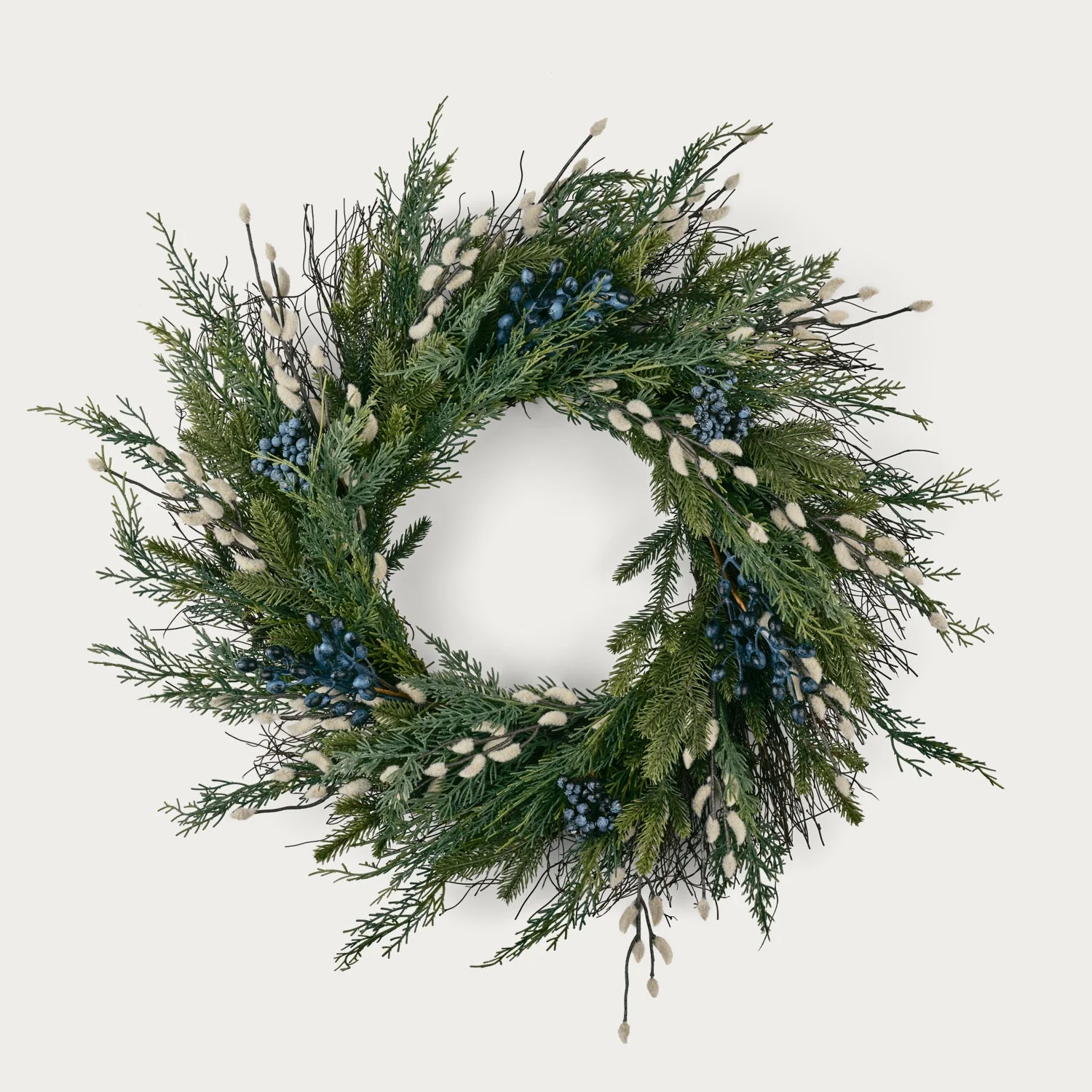 Pussy Willow & Foliage Wreath - Image 3