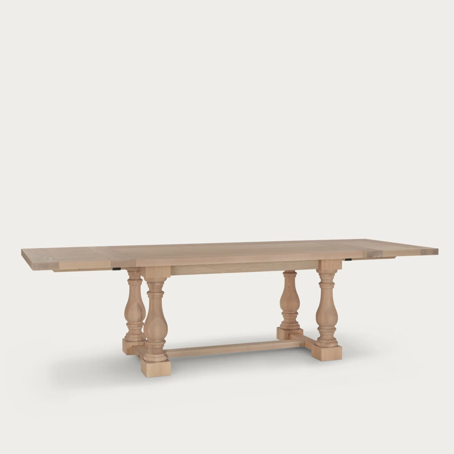 Renewed Balmoral 6-10 Seater Extendable Oak Dining Table - Image 8