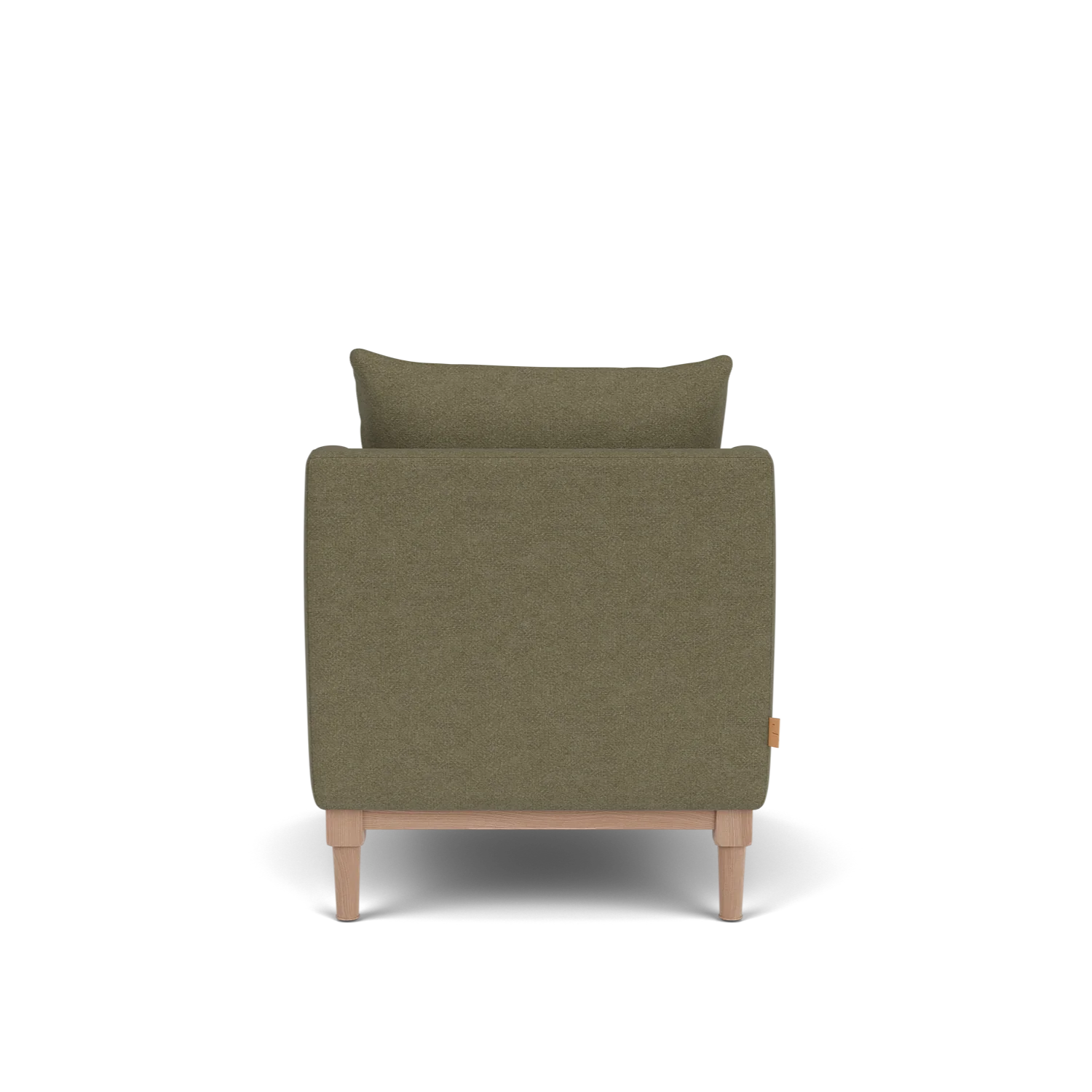 Renewed Eliza Armchair - Sig Lin Moss  - Natural Oak Legs - Image 4