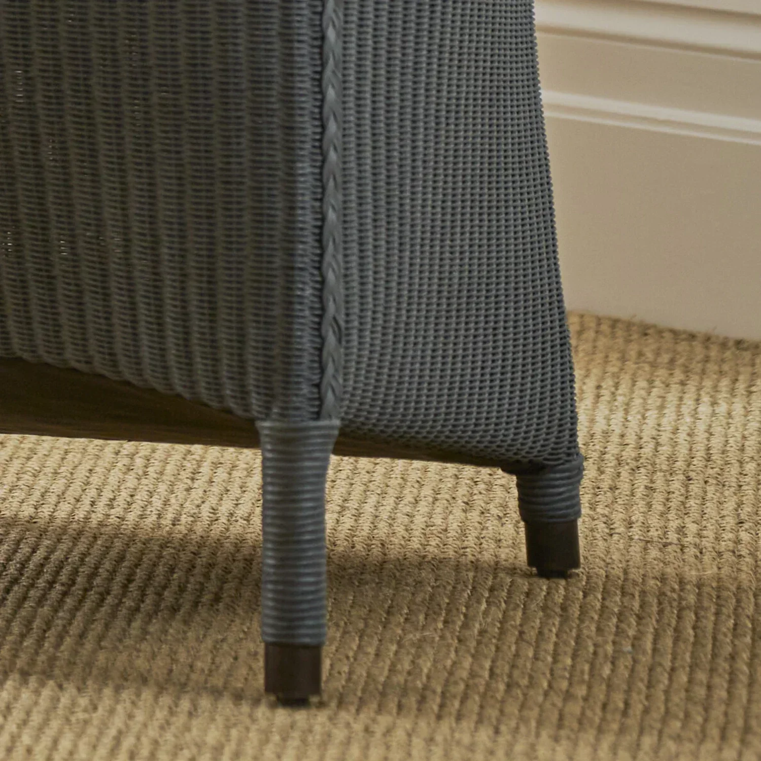 Renewed Havana Lloyd Loom Carver Dining Chair, Charcoal - Image 4
