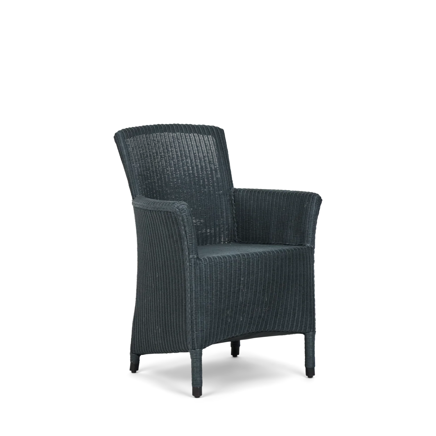 Renewed Havana Lloyd Loom Carver Dining Chair, Charcoal - Image 6
