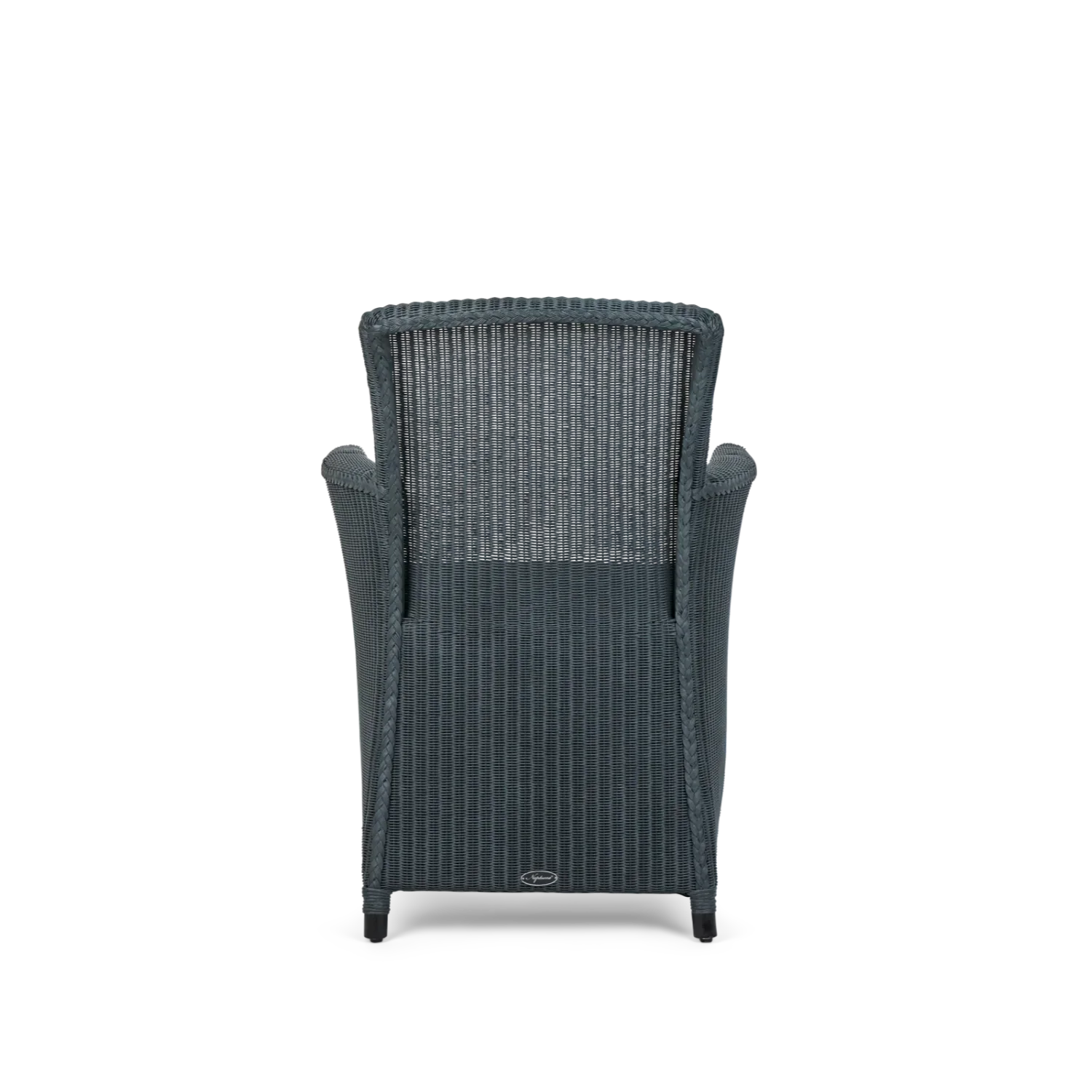 Renewed Havana Lloyd Loom Carver Dining Chair, Charcoal - Image 8