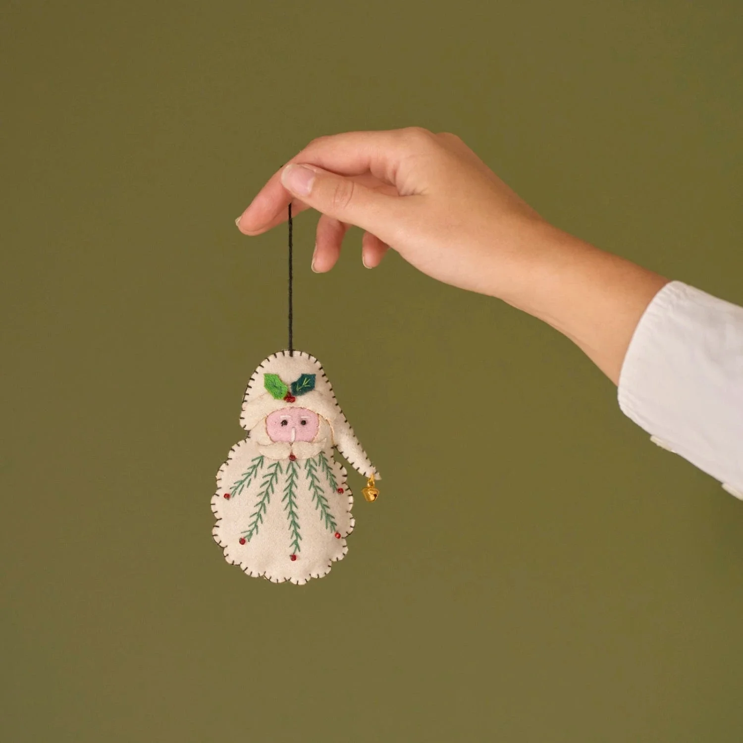 Santa Head Felt Hanging Decoration