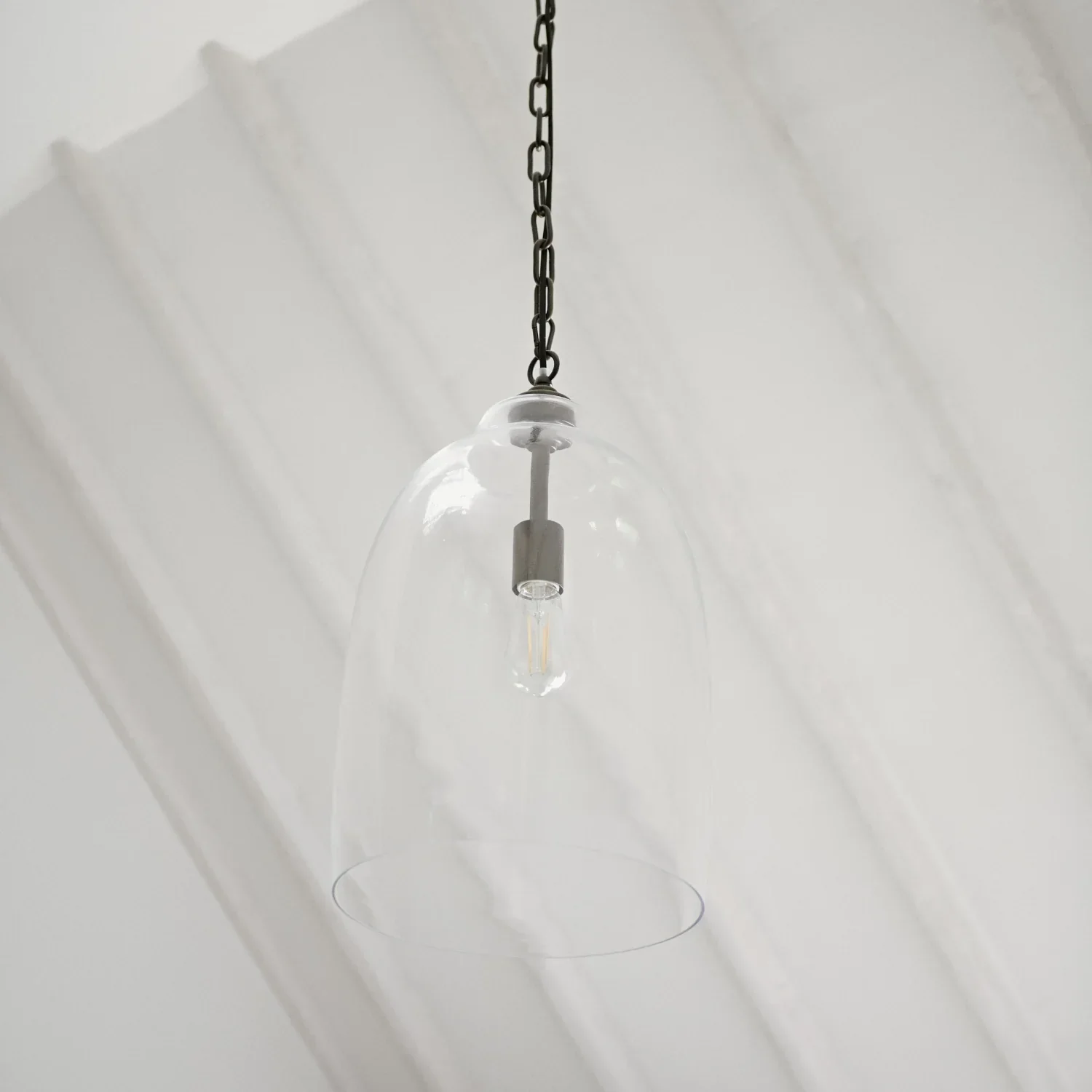 Shaftesbury Glass Pendant Light, Bronze - Image 8