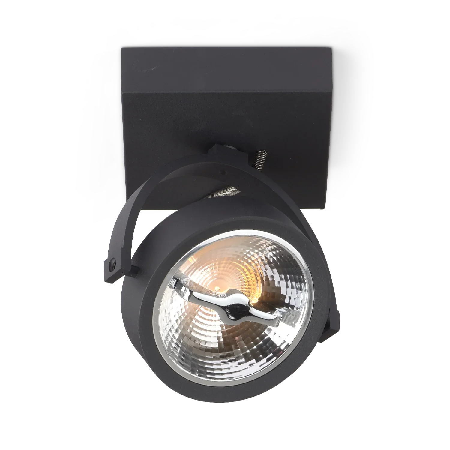 Soane Black Surface Mounted Ceiling Spotlight