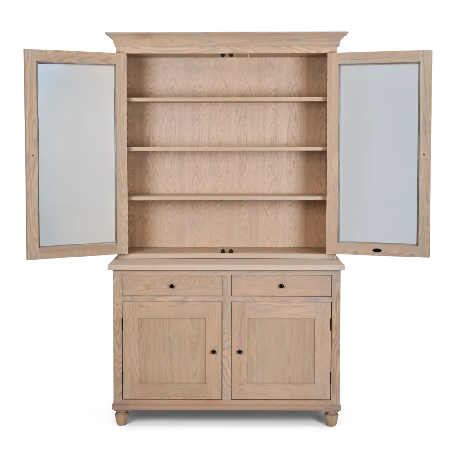 Suffolk 4ft Contemporary Oak Dresser - Image 12