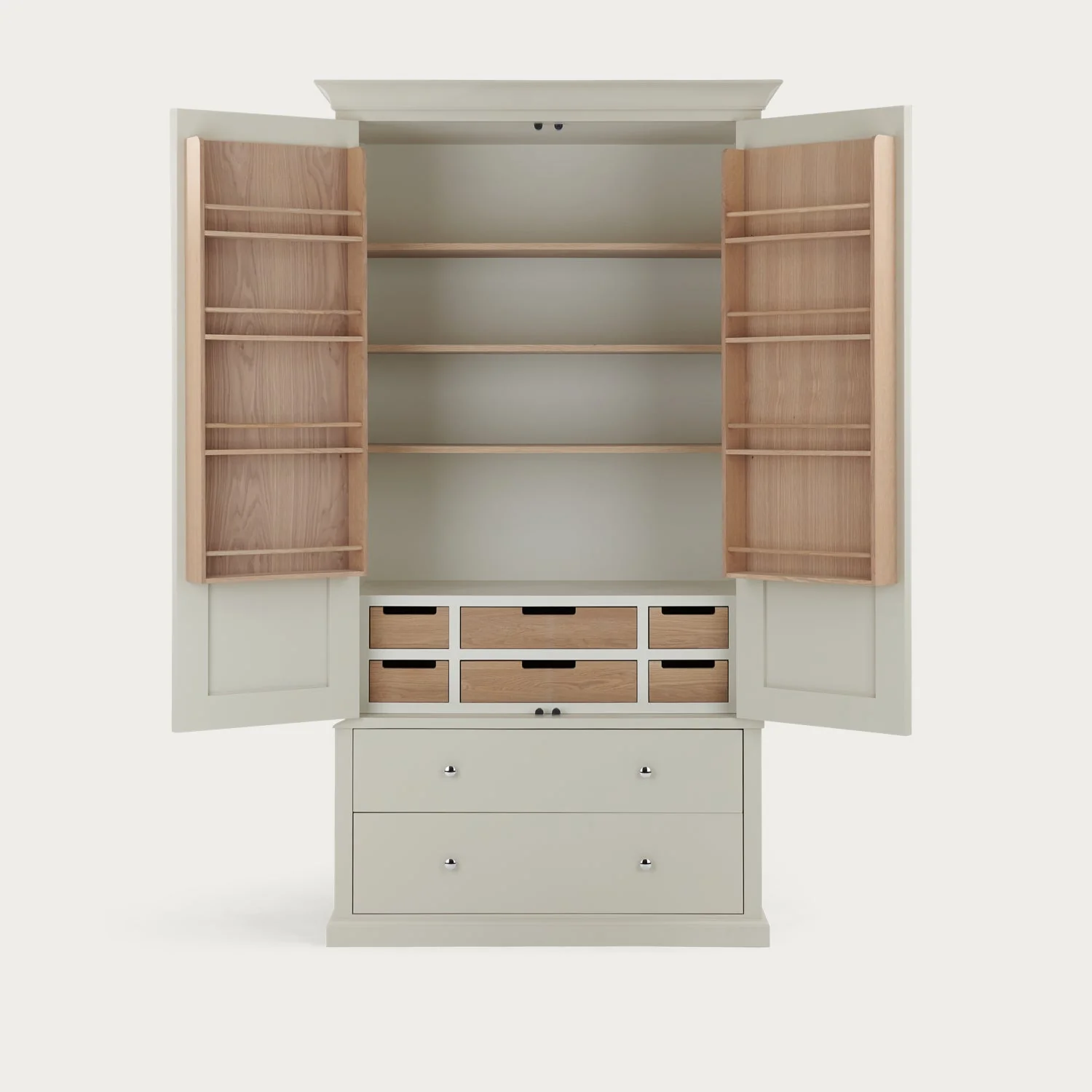Suffolk 1100 Full Height Freestanding Larder - Driftwood - Image 13