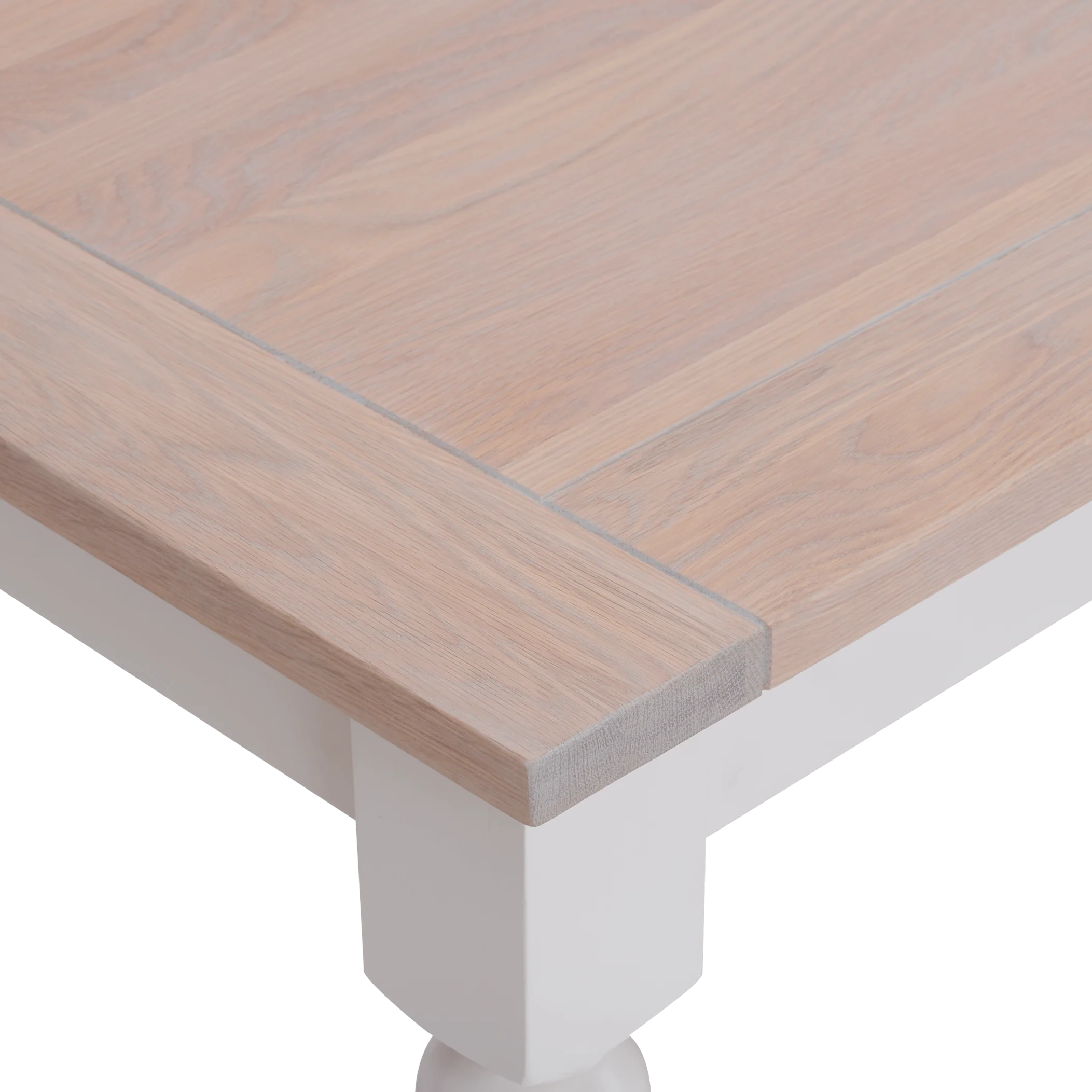 Suffolk 4 Seater Oak Dining Table - Image 3