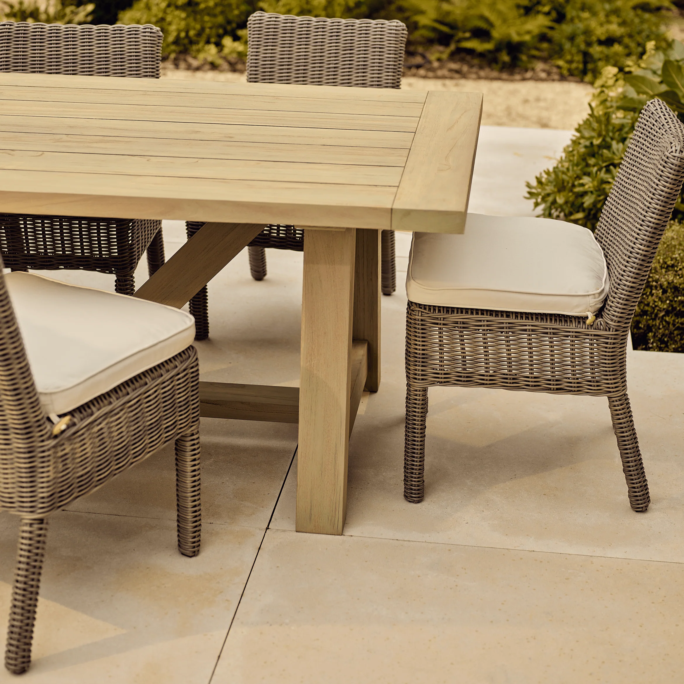 Toulston Wicker Garden Dining Chair - Image 3