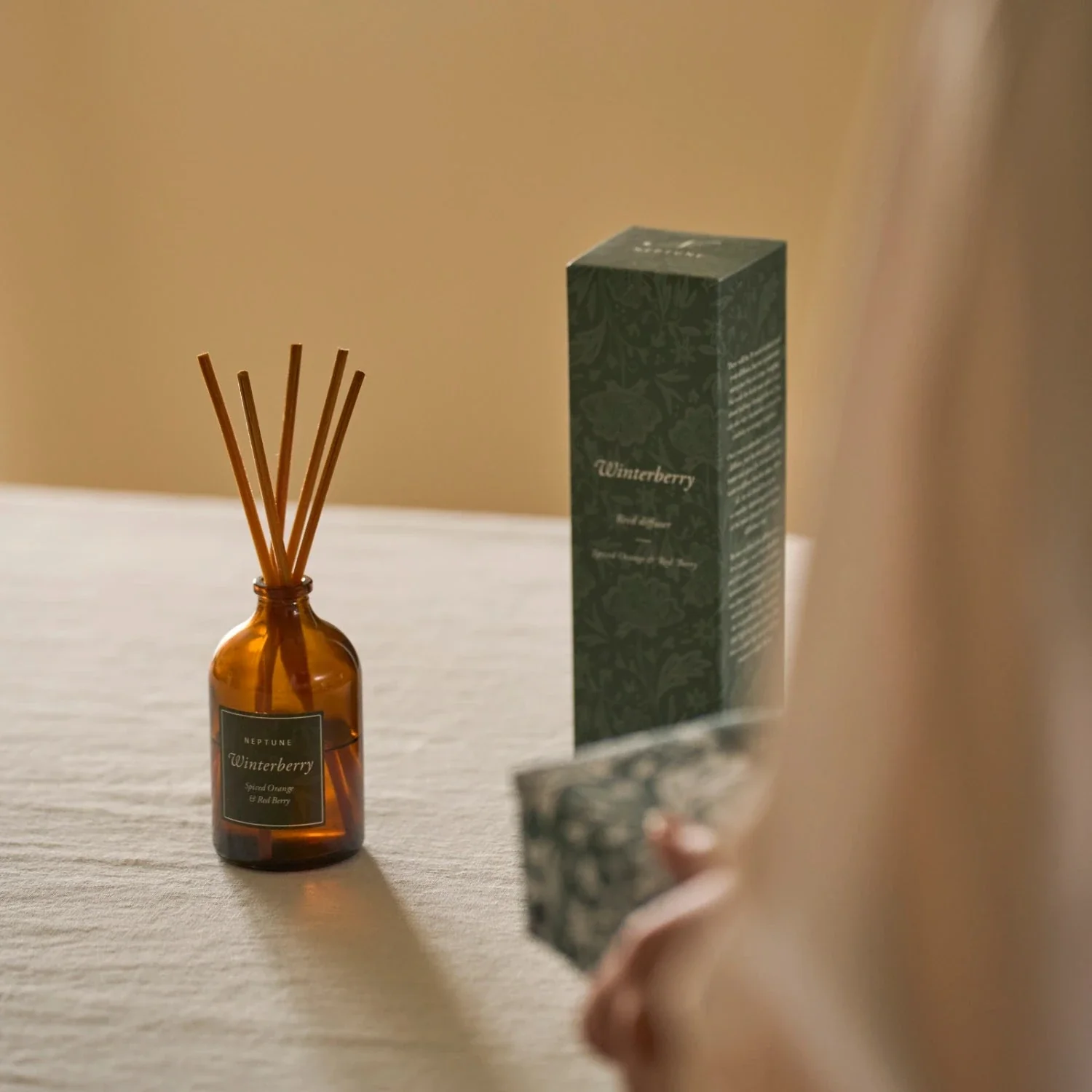 Winterberry Reed Diffuser, Spiced Orange & Red Berry
